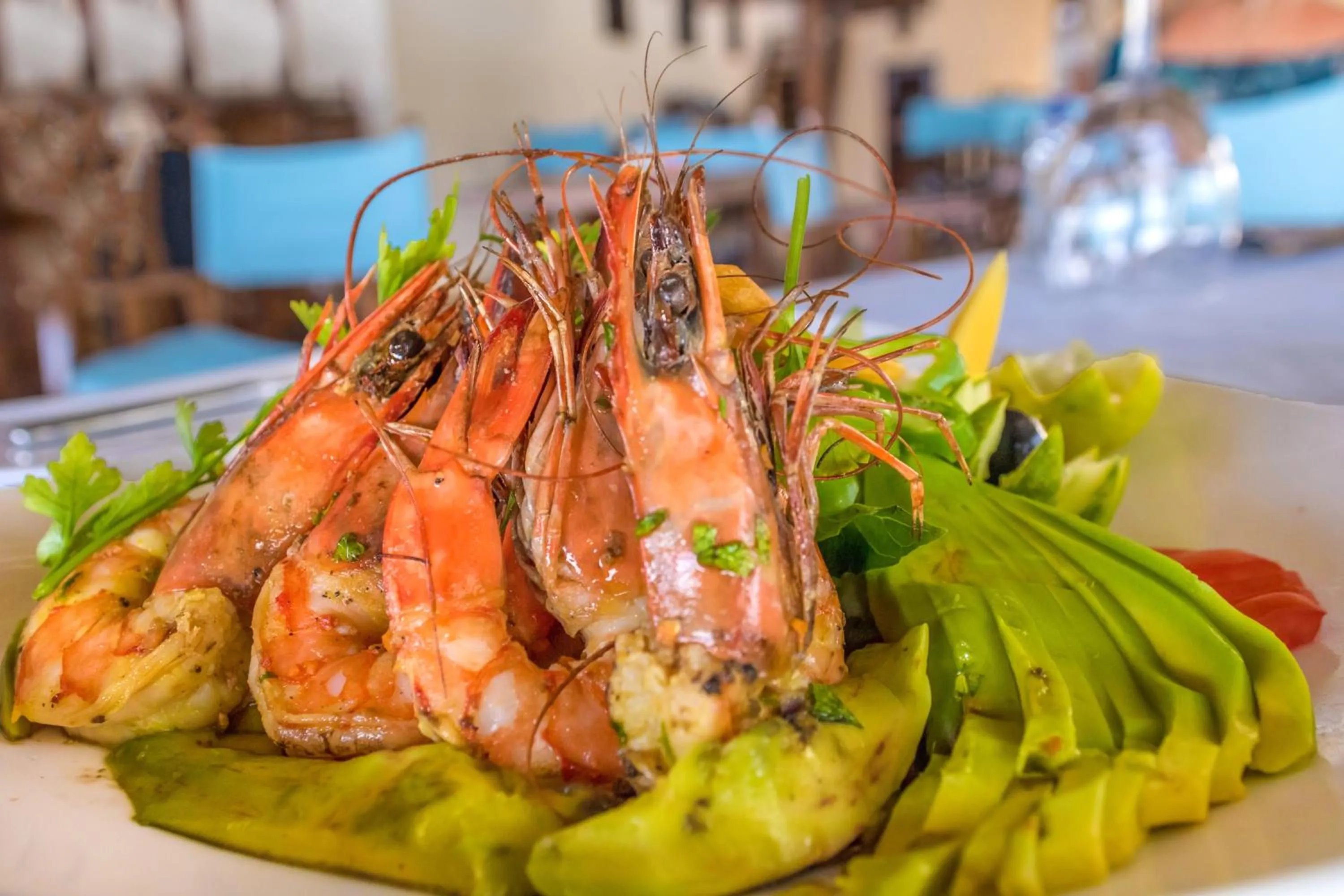 Food close-up in SeVi Boutique Hotel