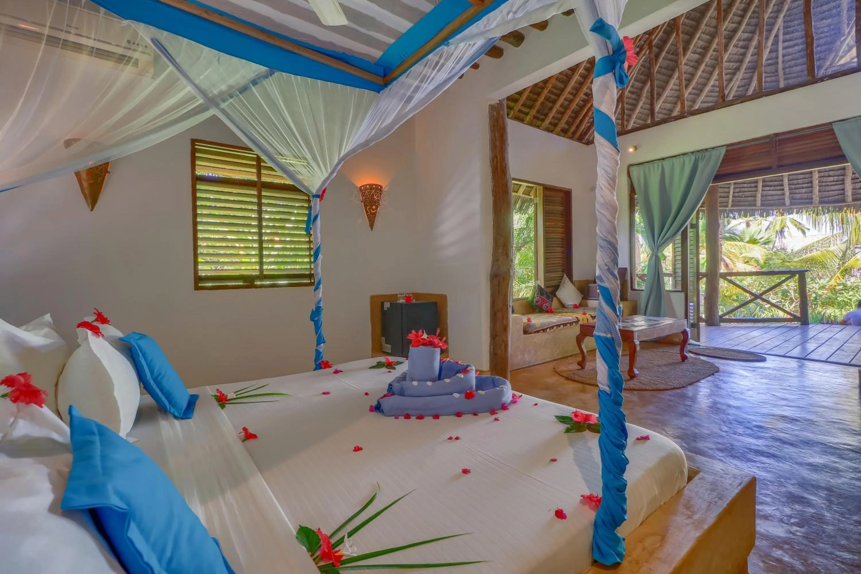 Bed in SeVi Boutique Hotel