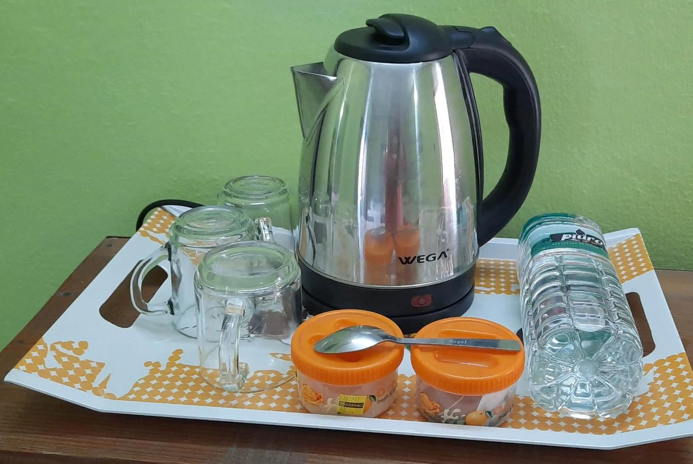 Coffee/tea facilities in New Pokhara Lodge - Pokhara Lakeside