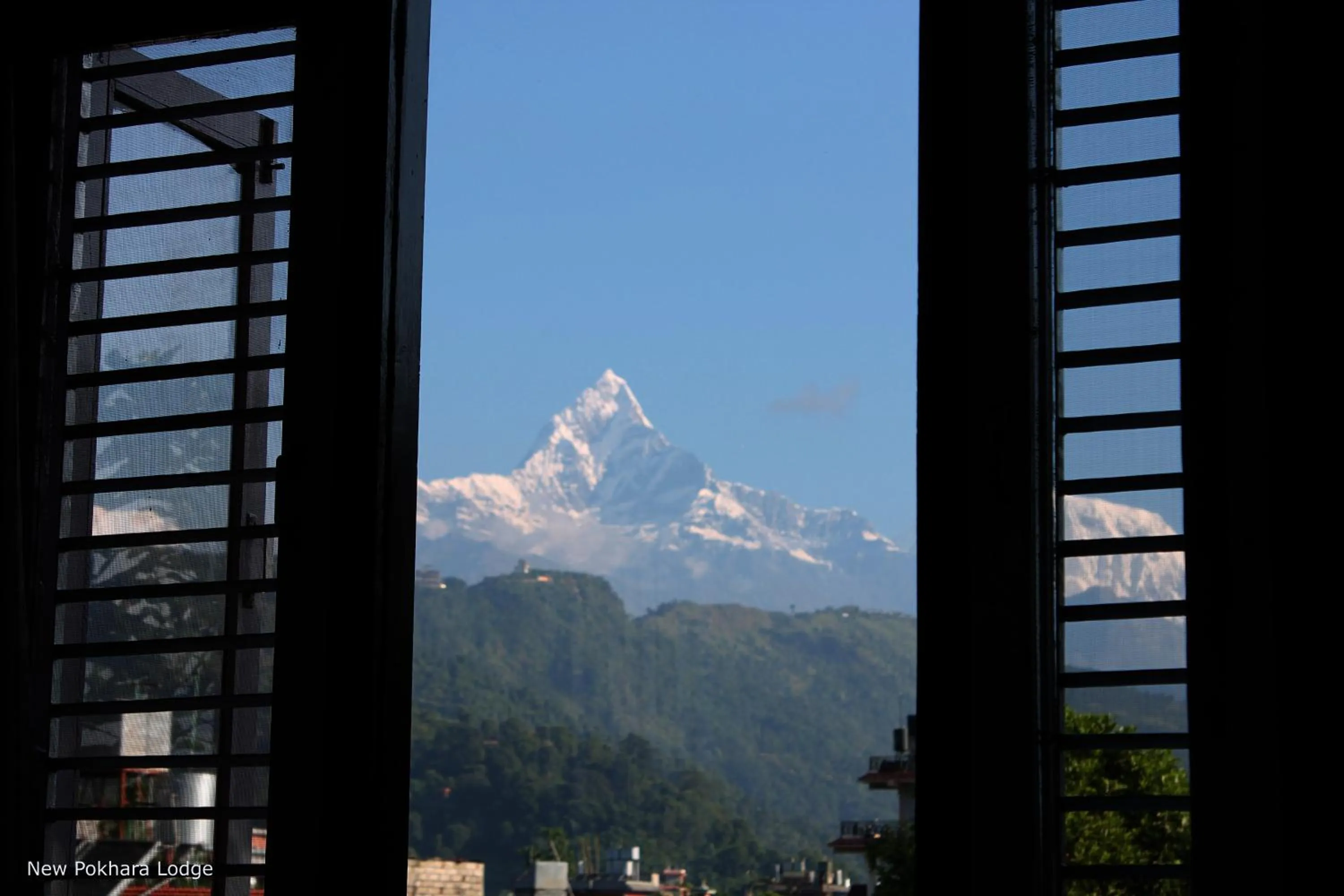 View (from property/room) in New Pokhara Lodge - Pokhara Lakeside