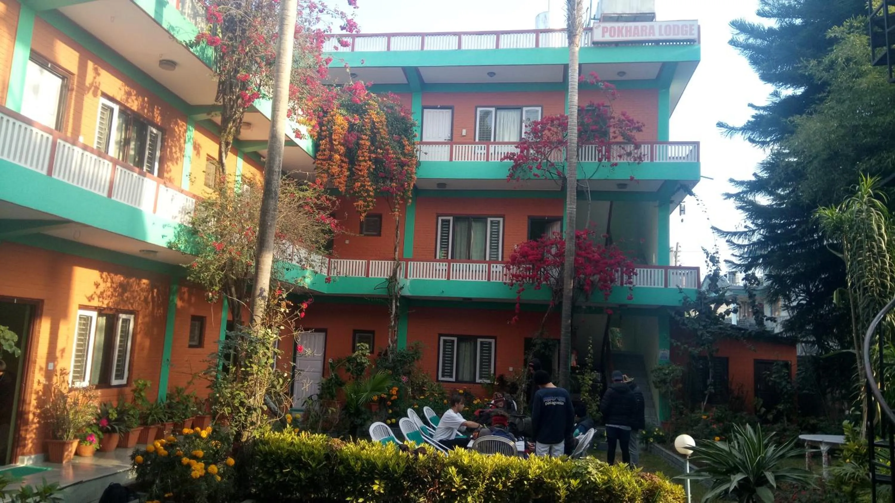 Property building in New Pokhara Lodge - Pokhara Lakeside