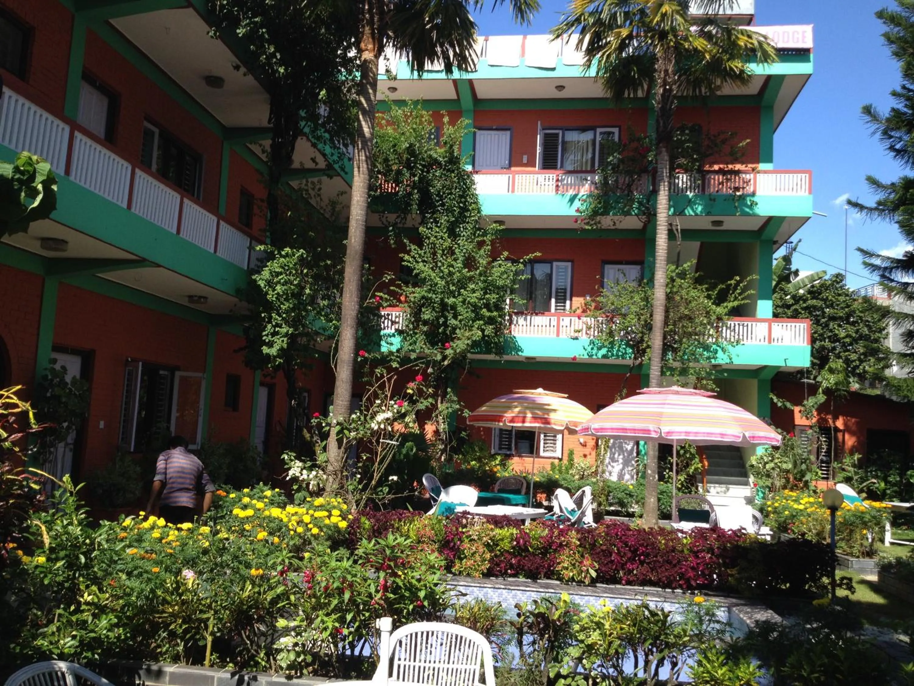 Property building in New Pokhara Lodge - Pokhara Lakeside