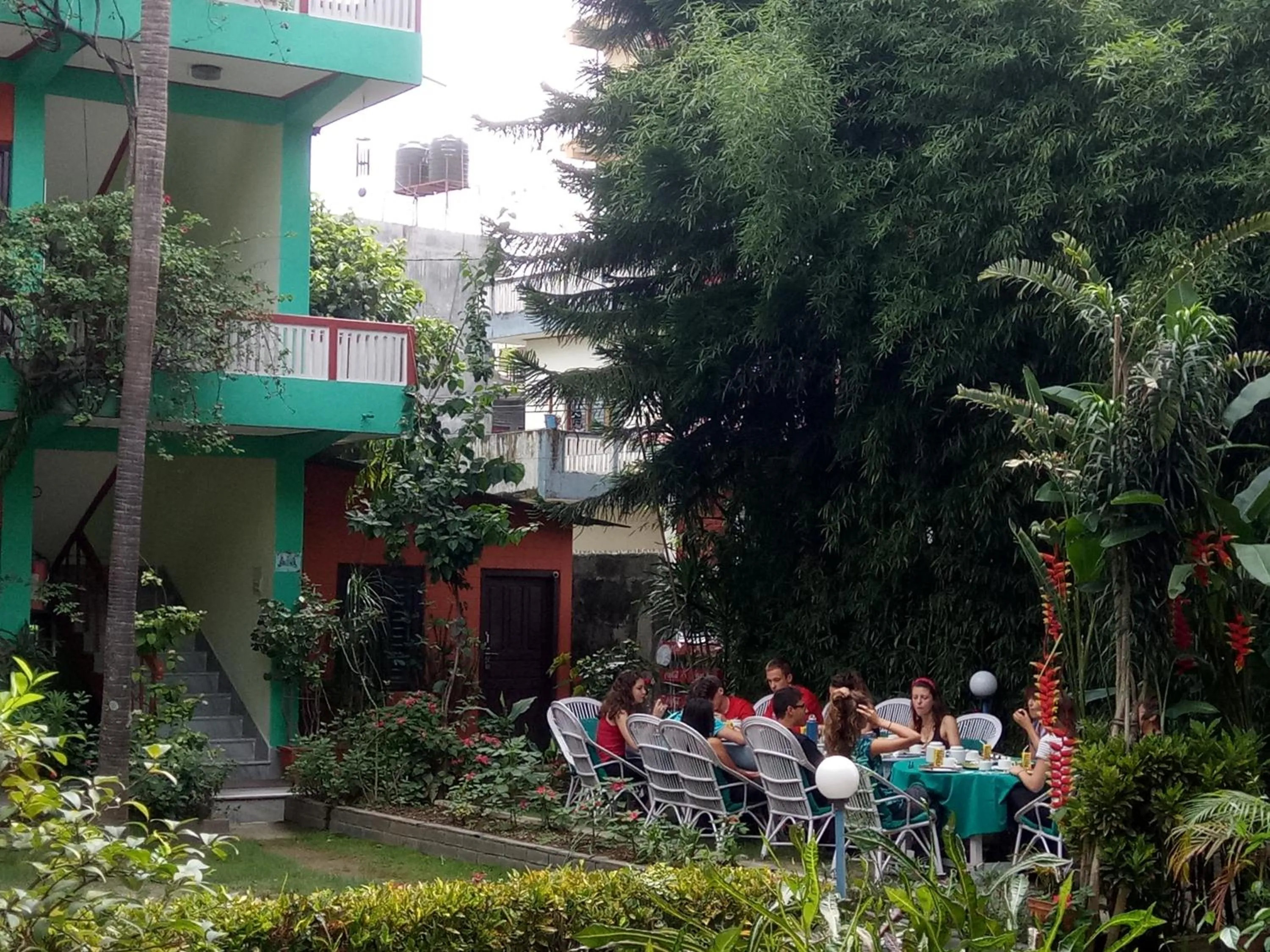 Garden in New Pokhara Lodge - Pokhara Lakeside