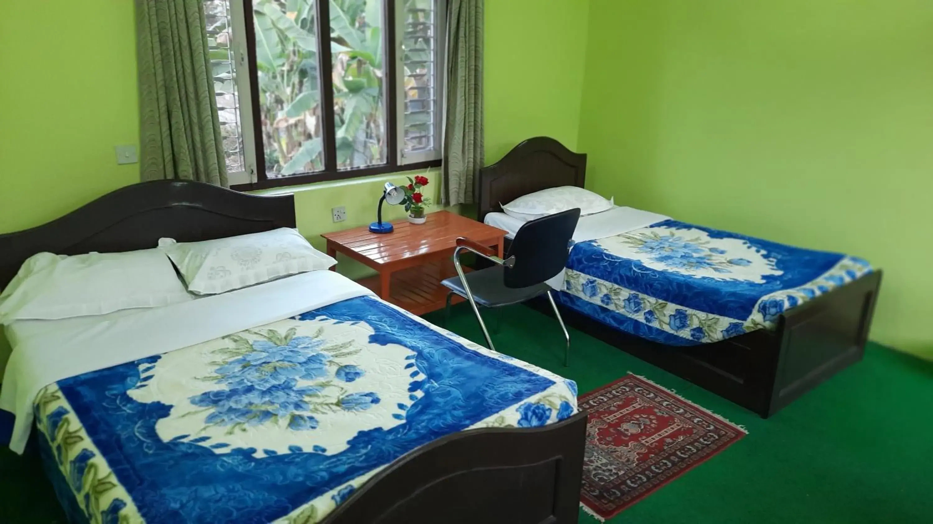 Double or Twin Room with Private Bathroom - single occupancy in New Pokhara Lodge - Pokhara Lakeside Double or Twin Room with Private Bathroom - single occupancy in New Pokhara Lodge - Pokhara Lakeside
