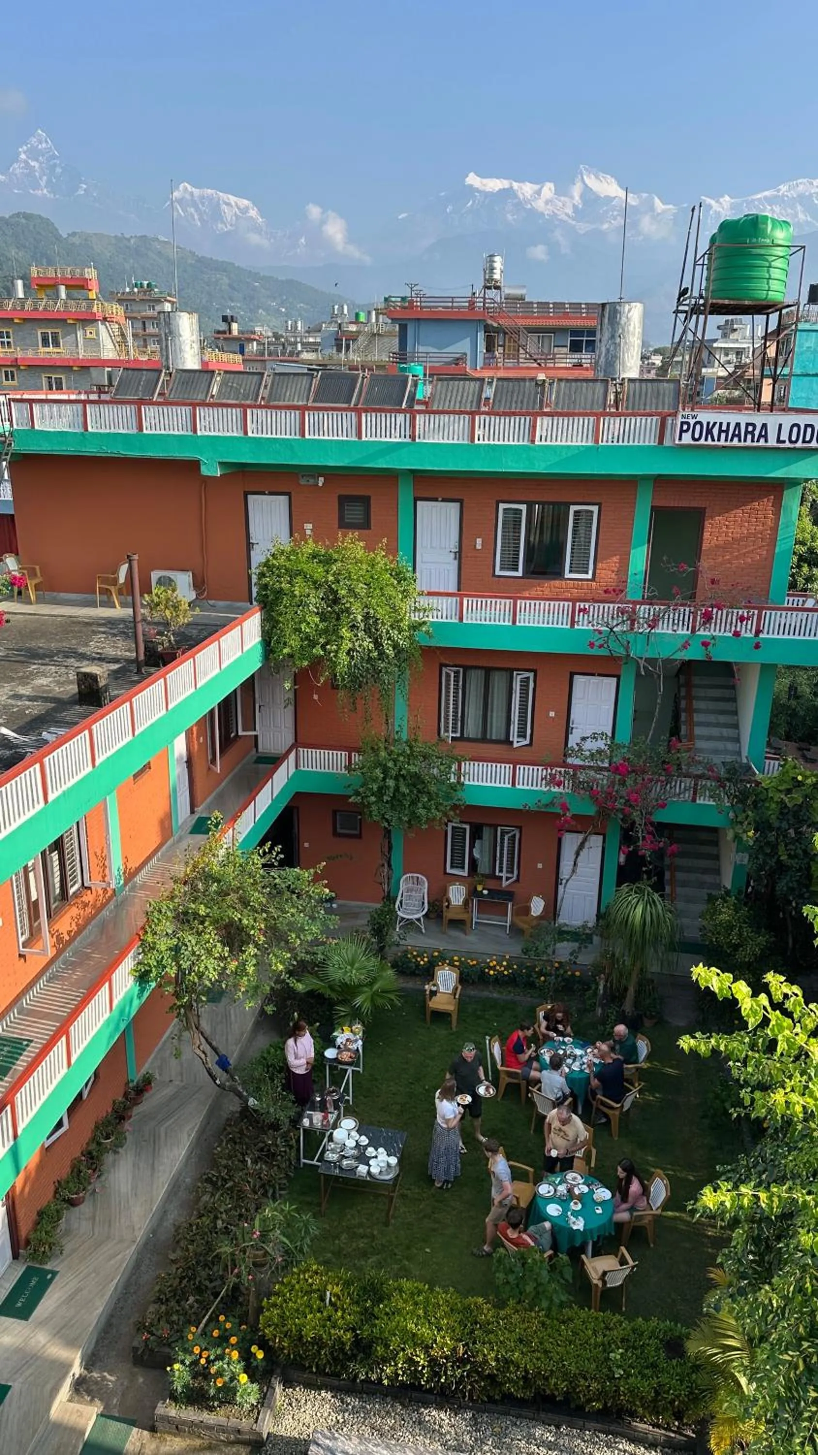 Property building in New Pokhara Lodge - Pokhara Lakeside