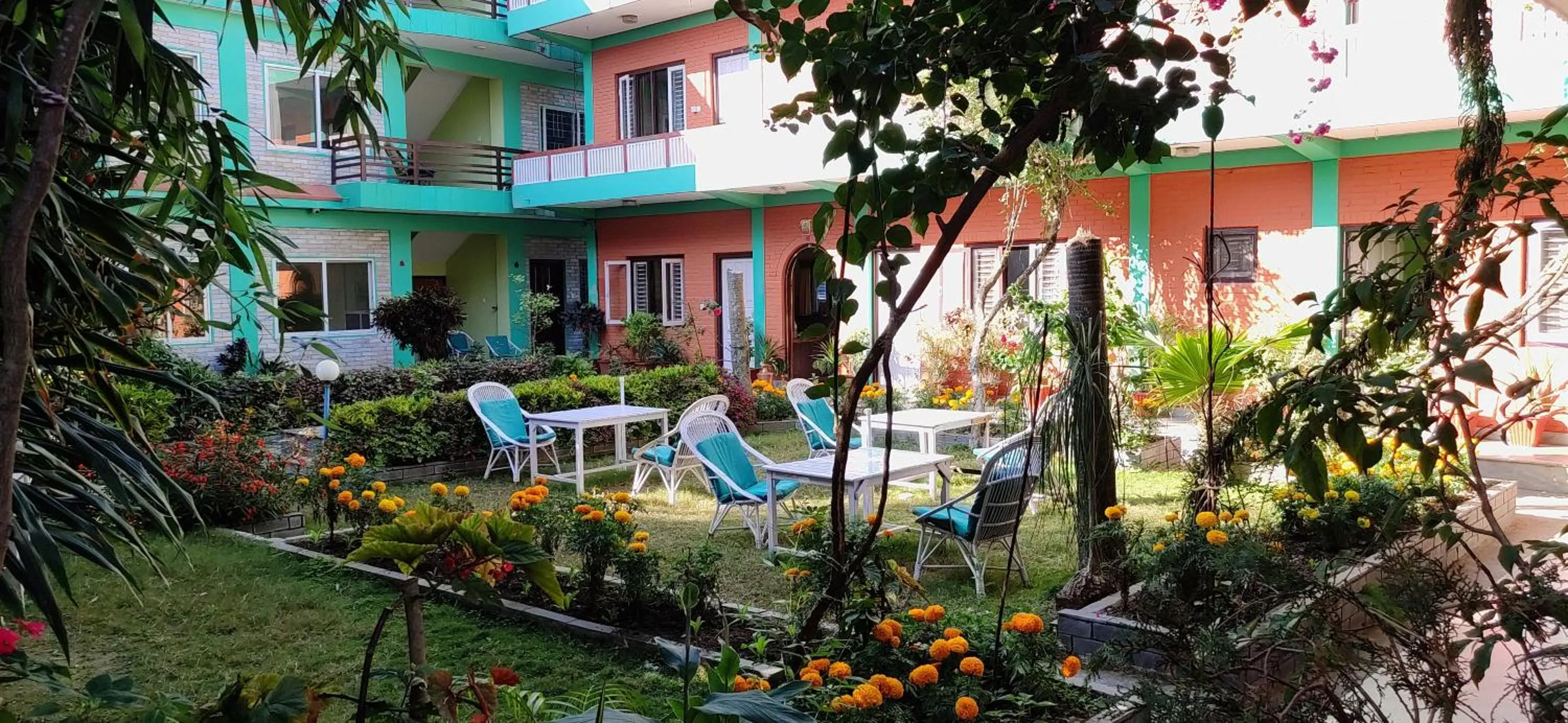 Property building in New Pokhara Lodge - Pokhara Lakeside