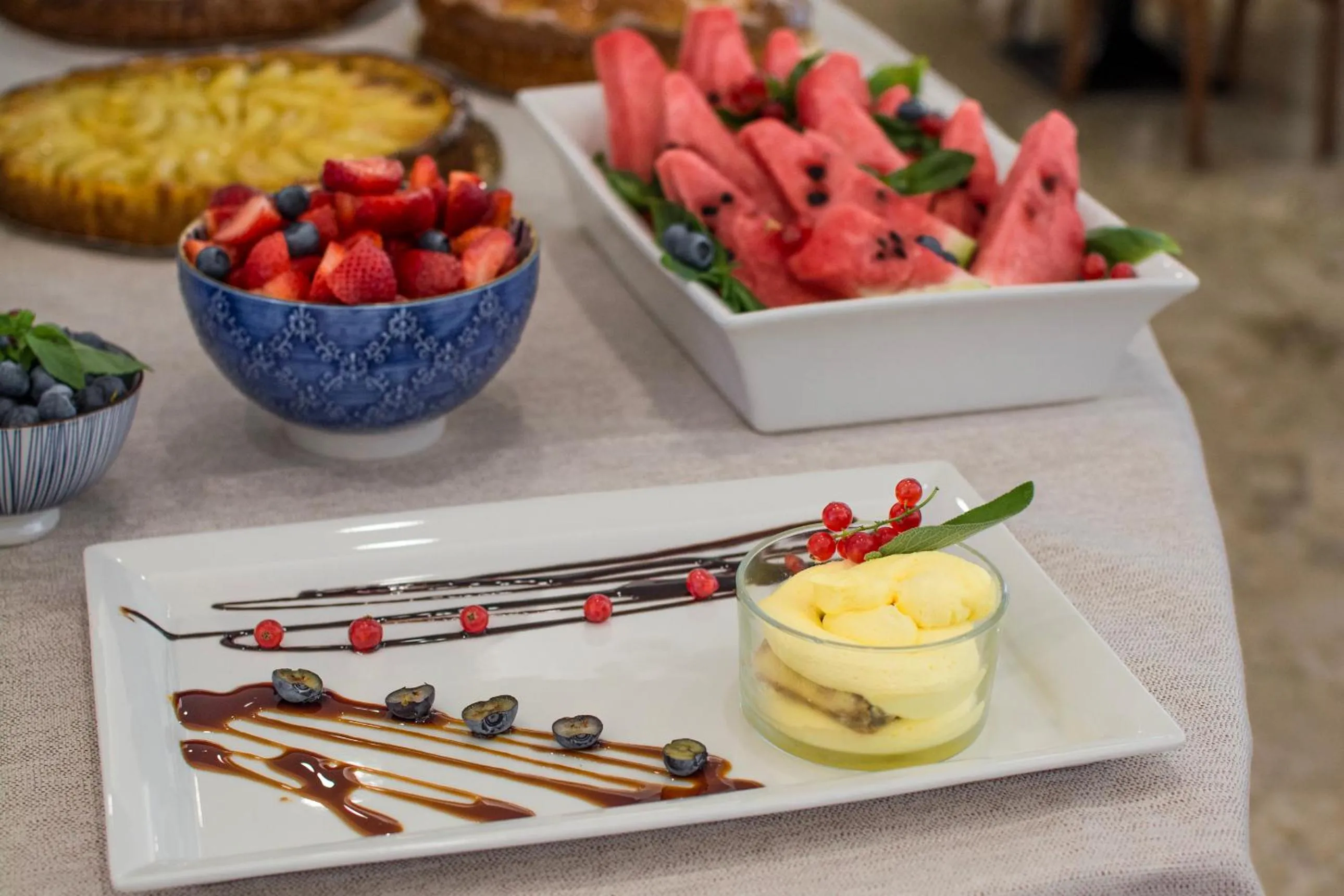 Continental breakfast in Hotel Etna