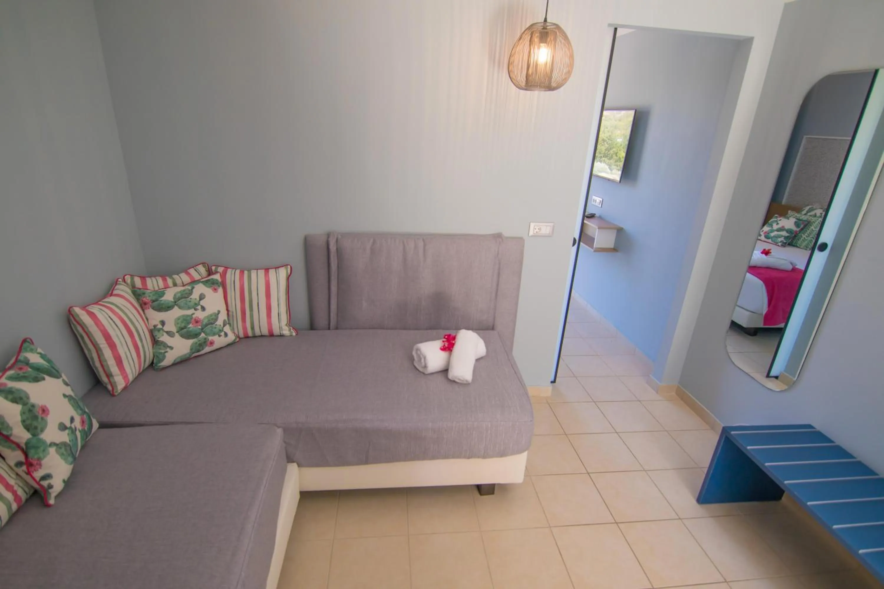 Photo of the whole room, Bed in Lindos Breeze Beach Hotel