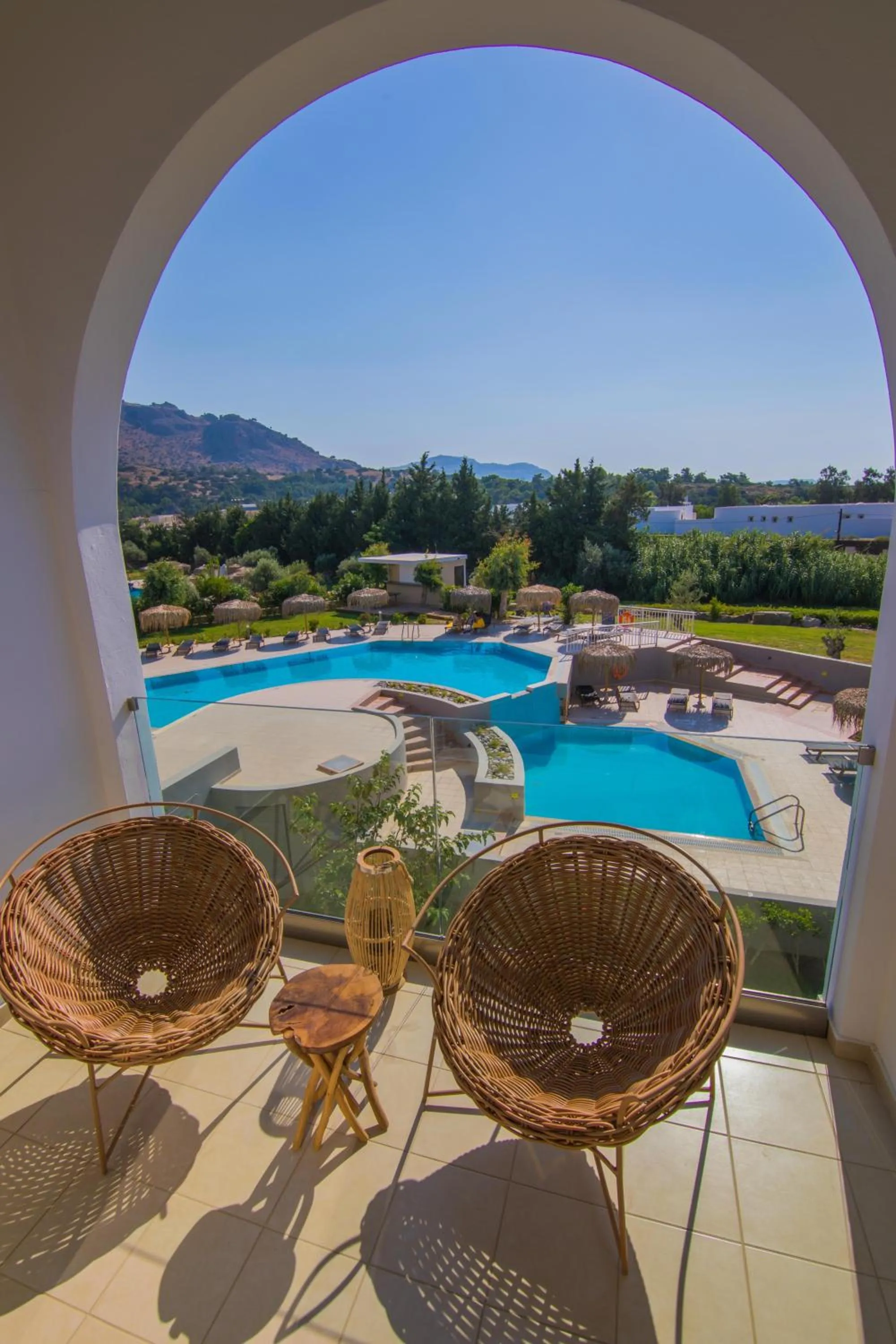 Swimming pool in Lindos Breeze Beach Hotel