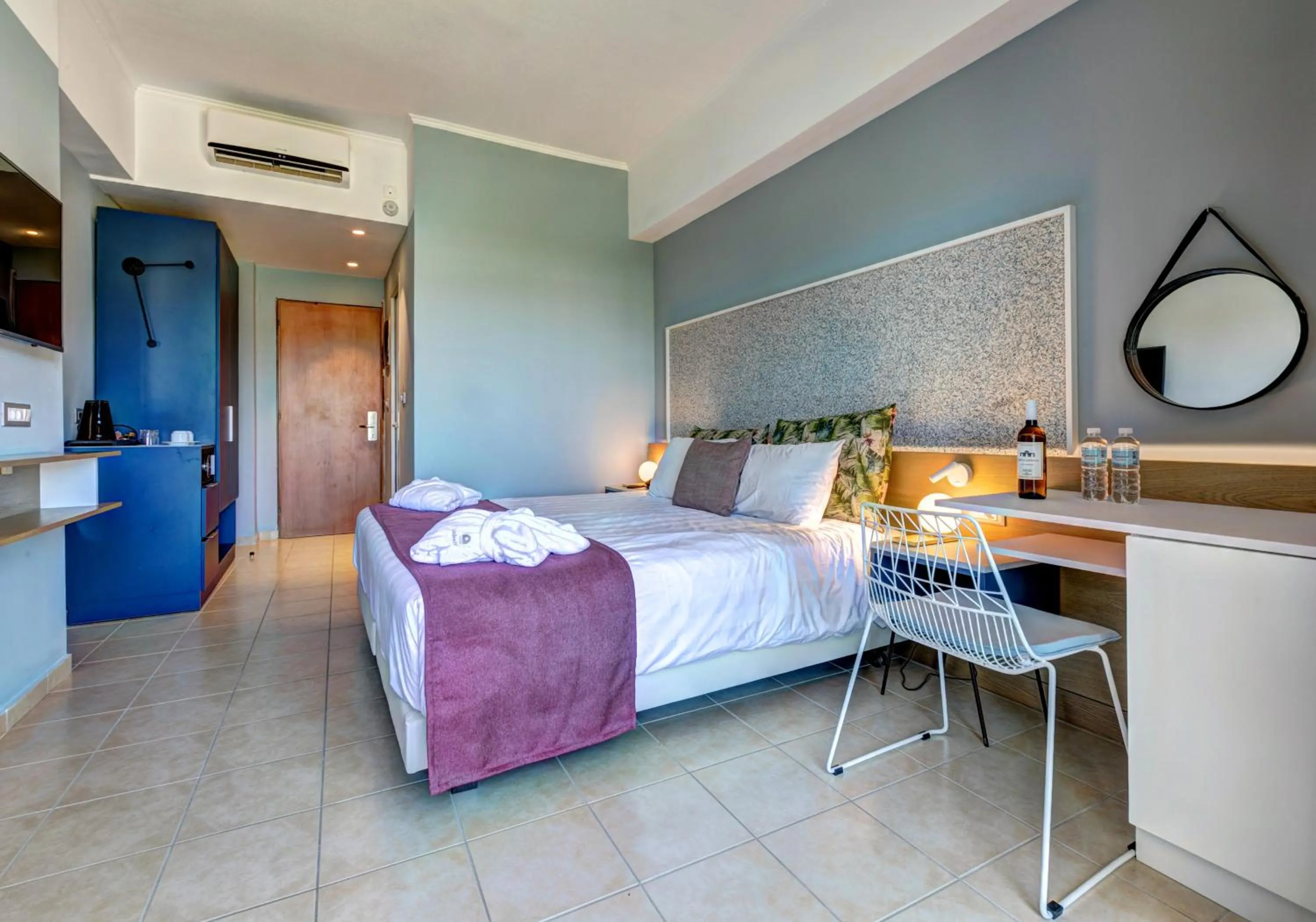 Photo of the whole room, Bed in Lindos Breeze Beach Hotel