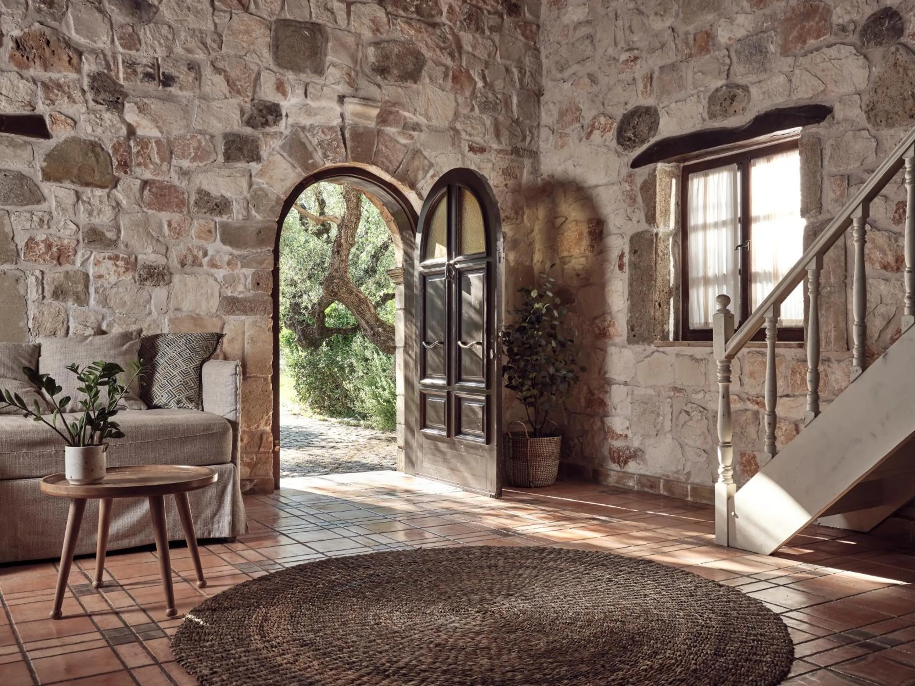 Seating area in Leeda's Village