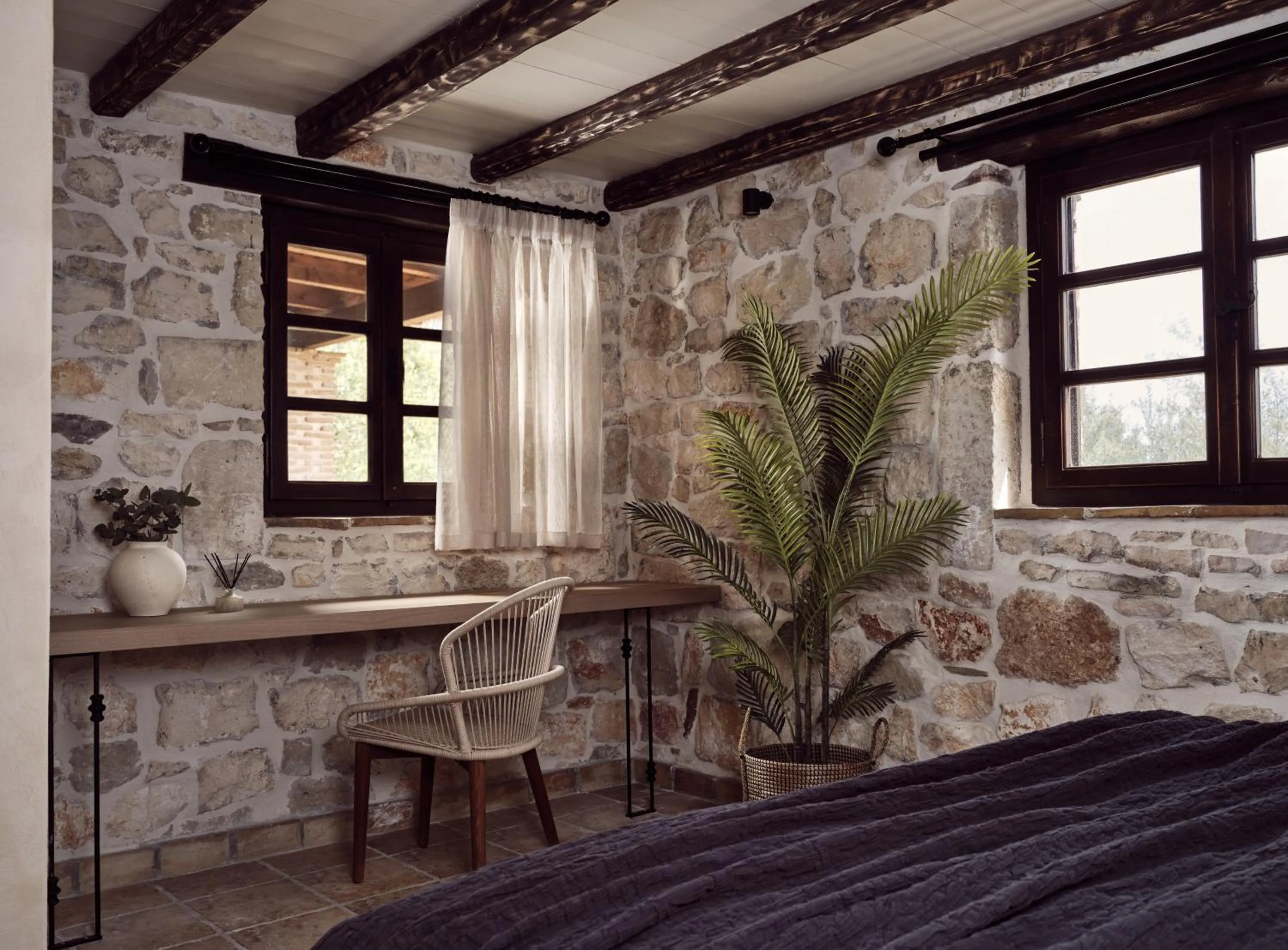 Bedroom, Bed in Leeda's Village