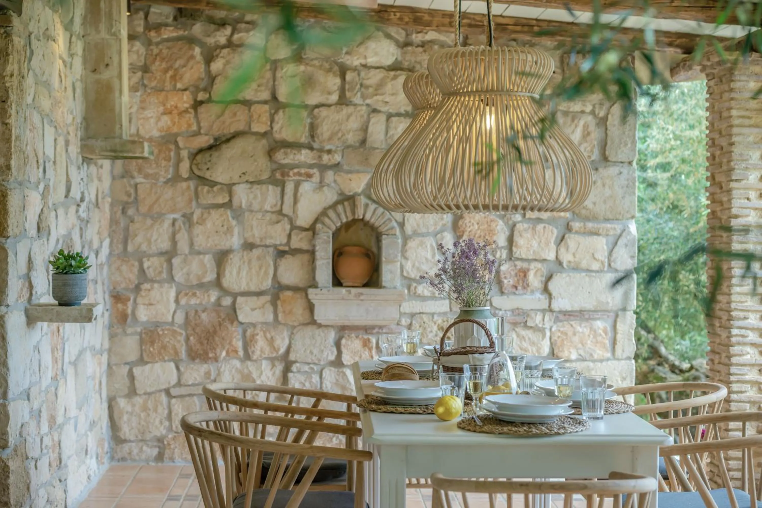 Dining area in Leeda's Village