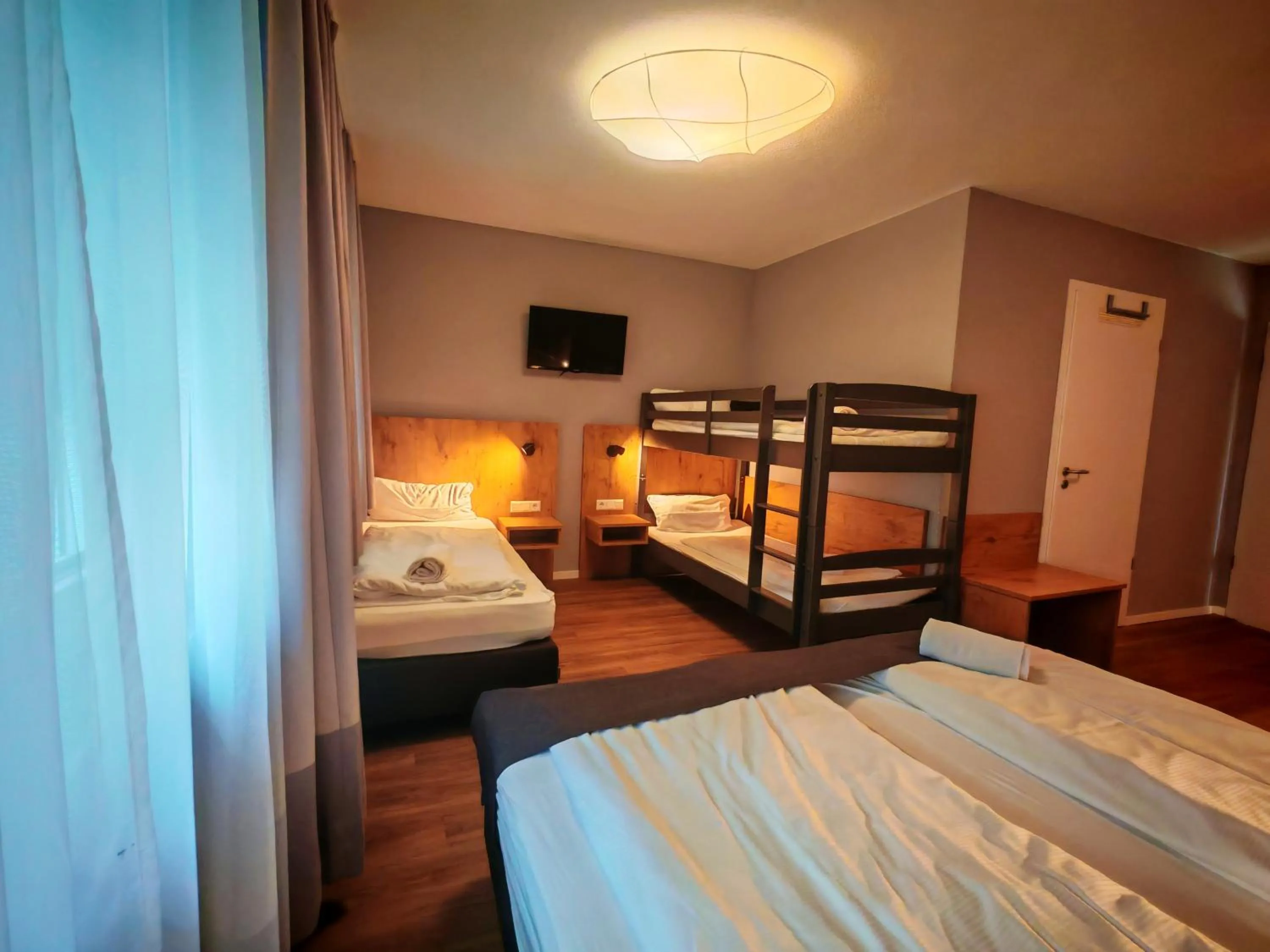 Bedroom, Bed in Hotel La Mirabelle close to Europa Park