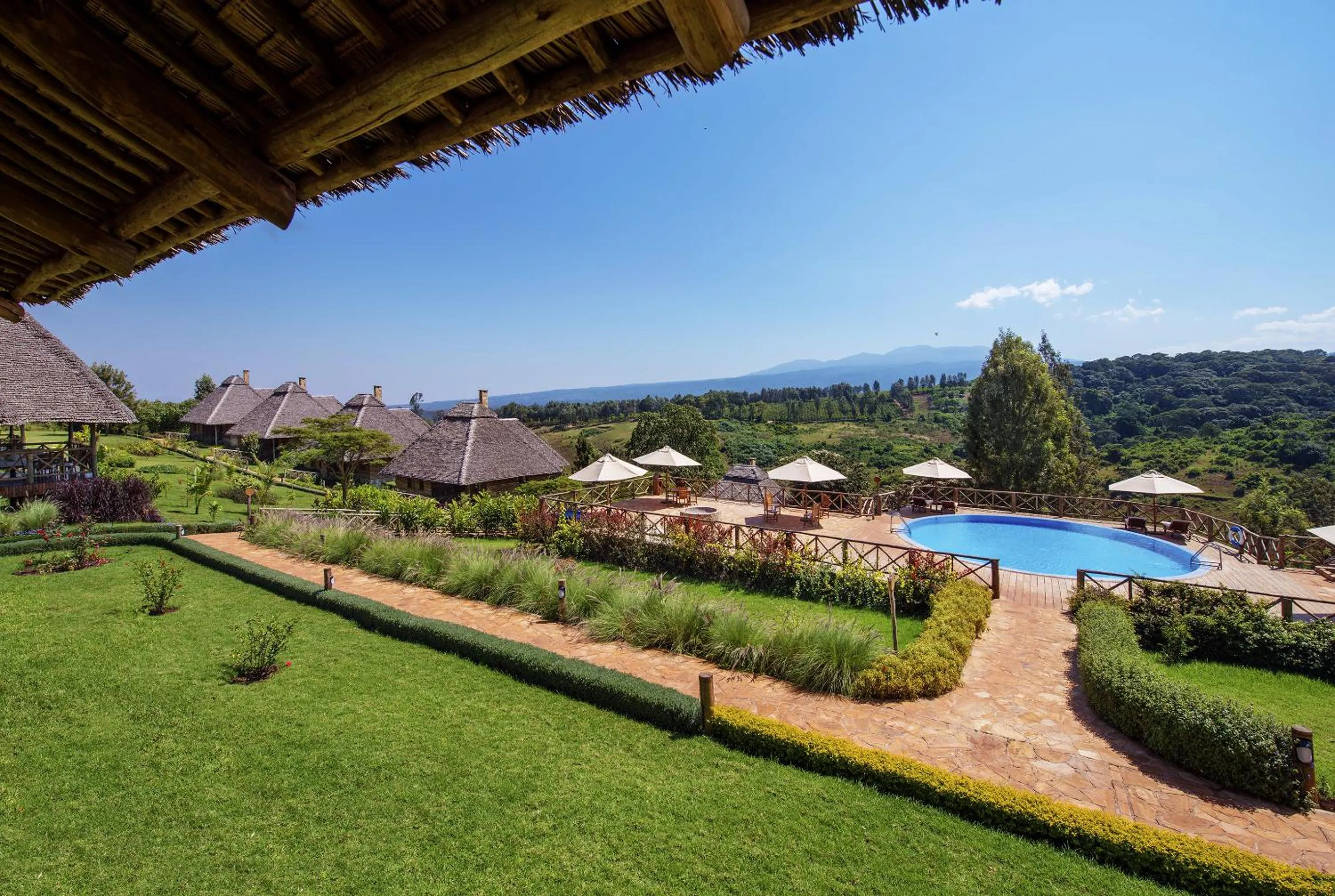 Swimming pool in Neptune Ngorongoro Luxury Lodge - All Inclusive