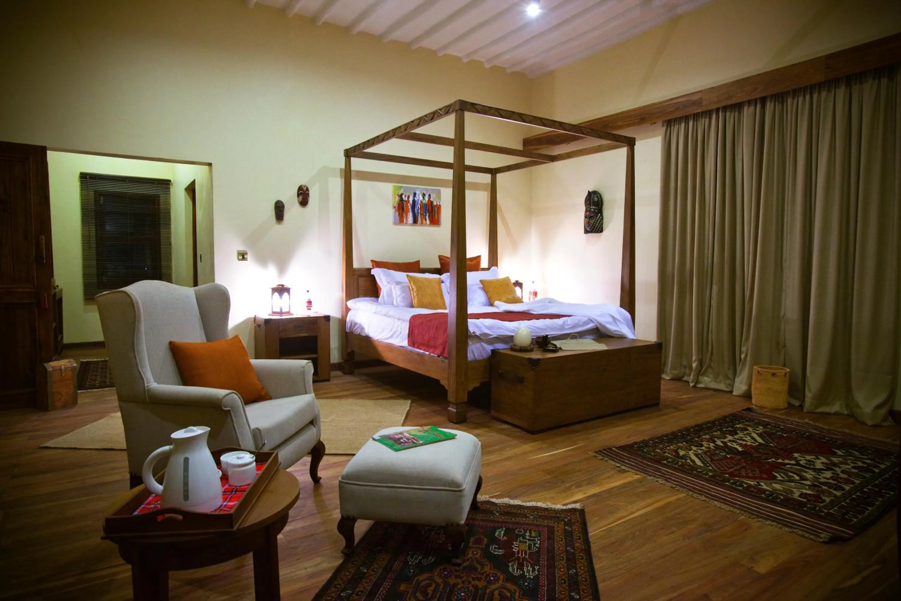 Bedroom, Bed in Neptune Ngorongoro Luxury Lodge - All Inclusive
