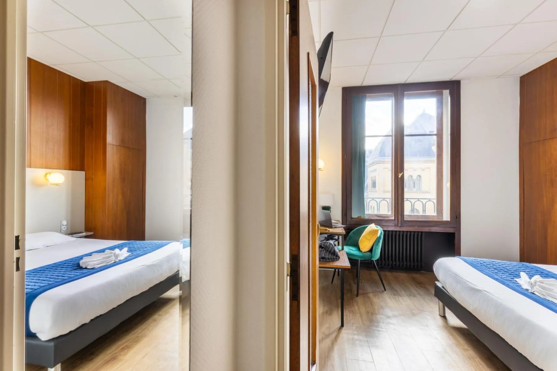 Bed in Hotel Bristol Metz Centre Gare