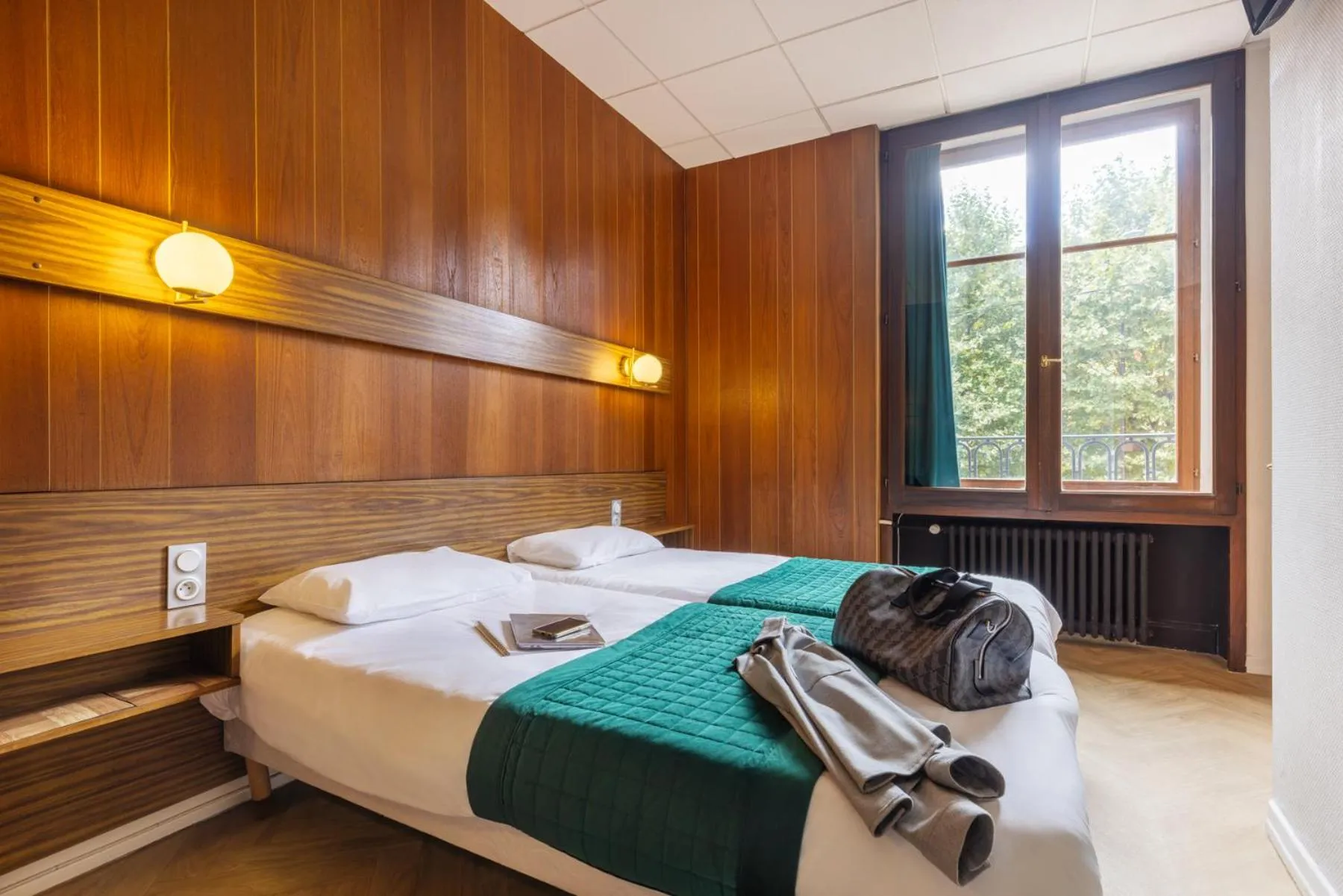 Bed in Hotel Bristol Metz Centre Gare