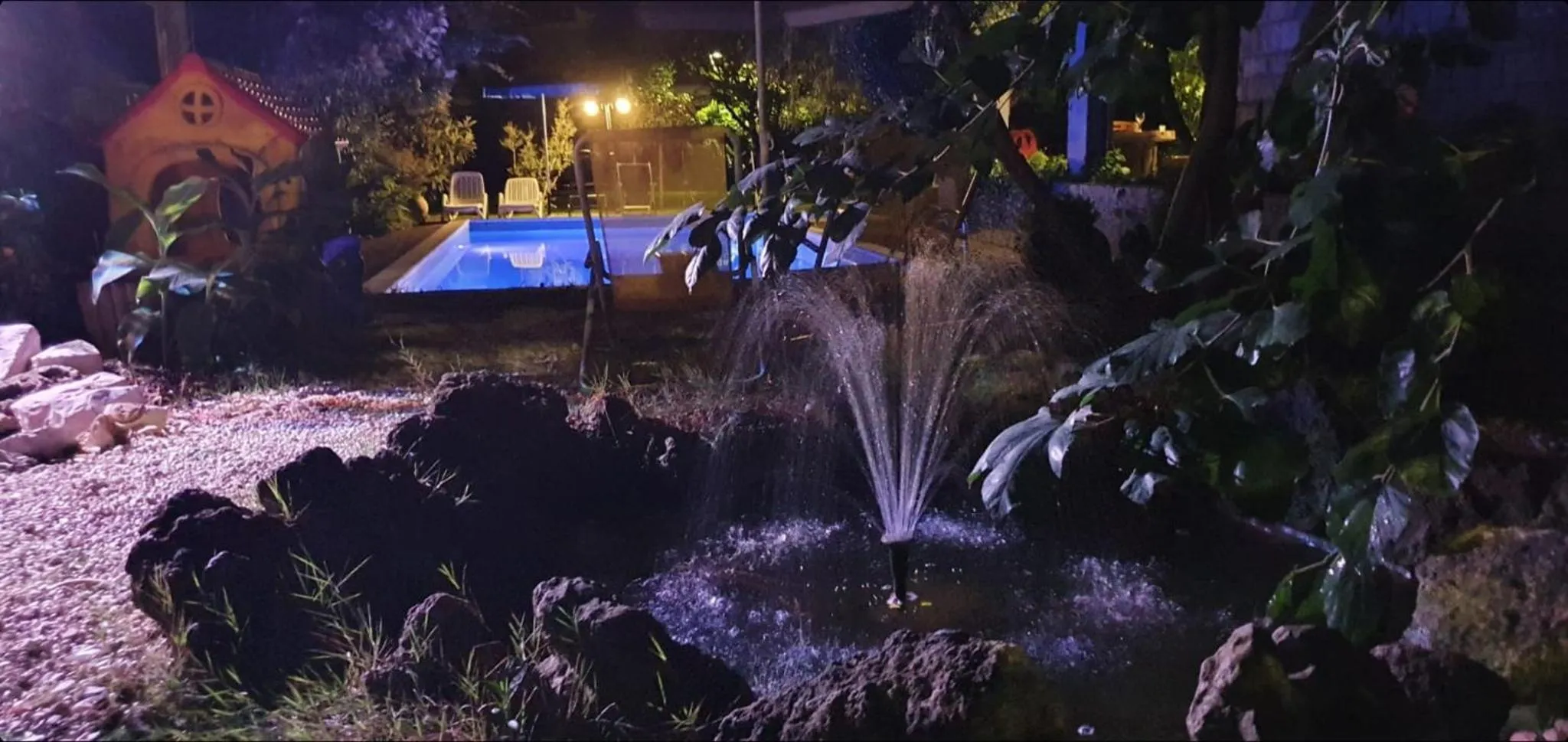 Pool view in B&B Il Sognatore