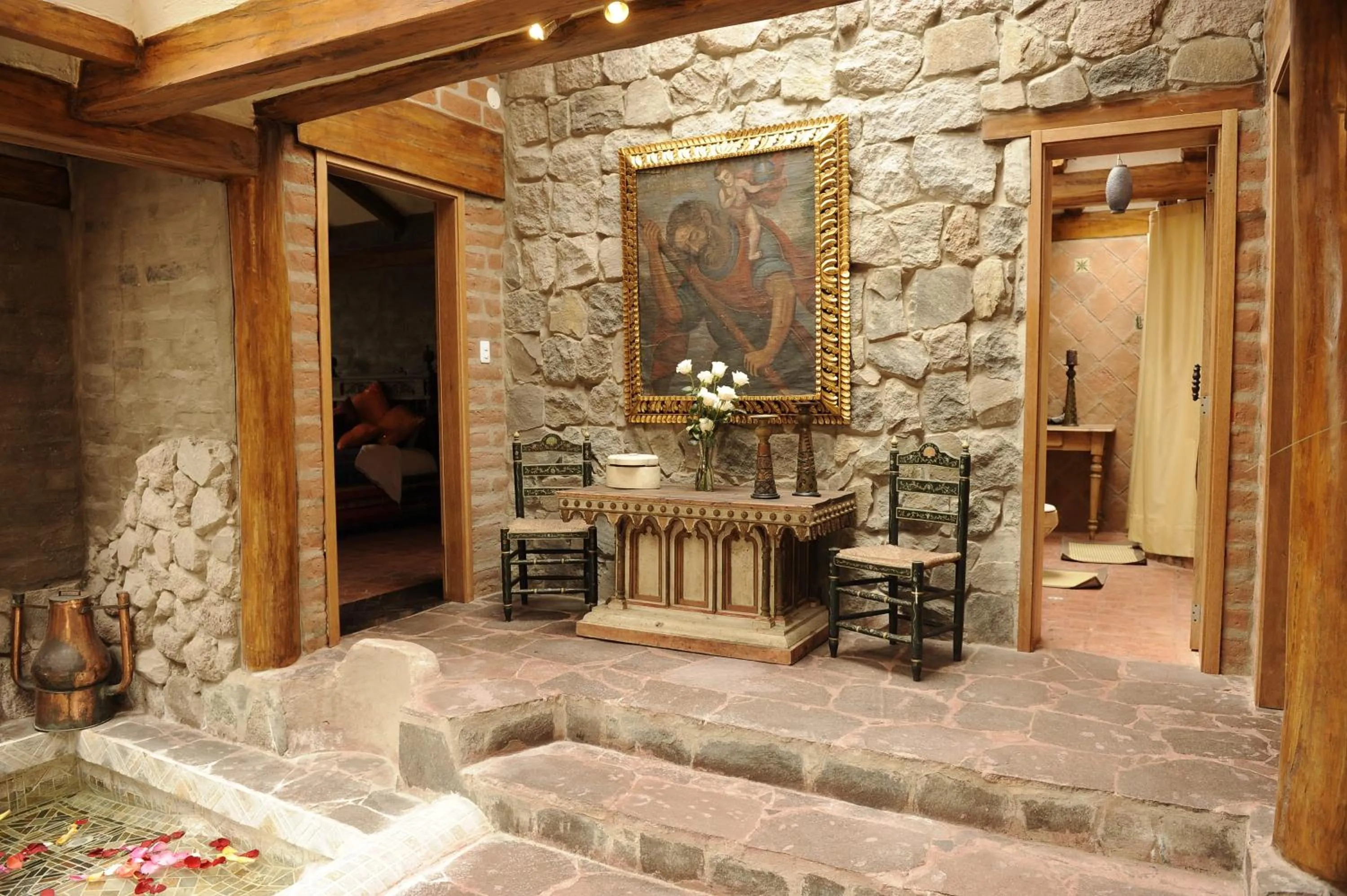 Living room in Hacienda Rumiloma