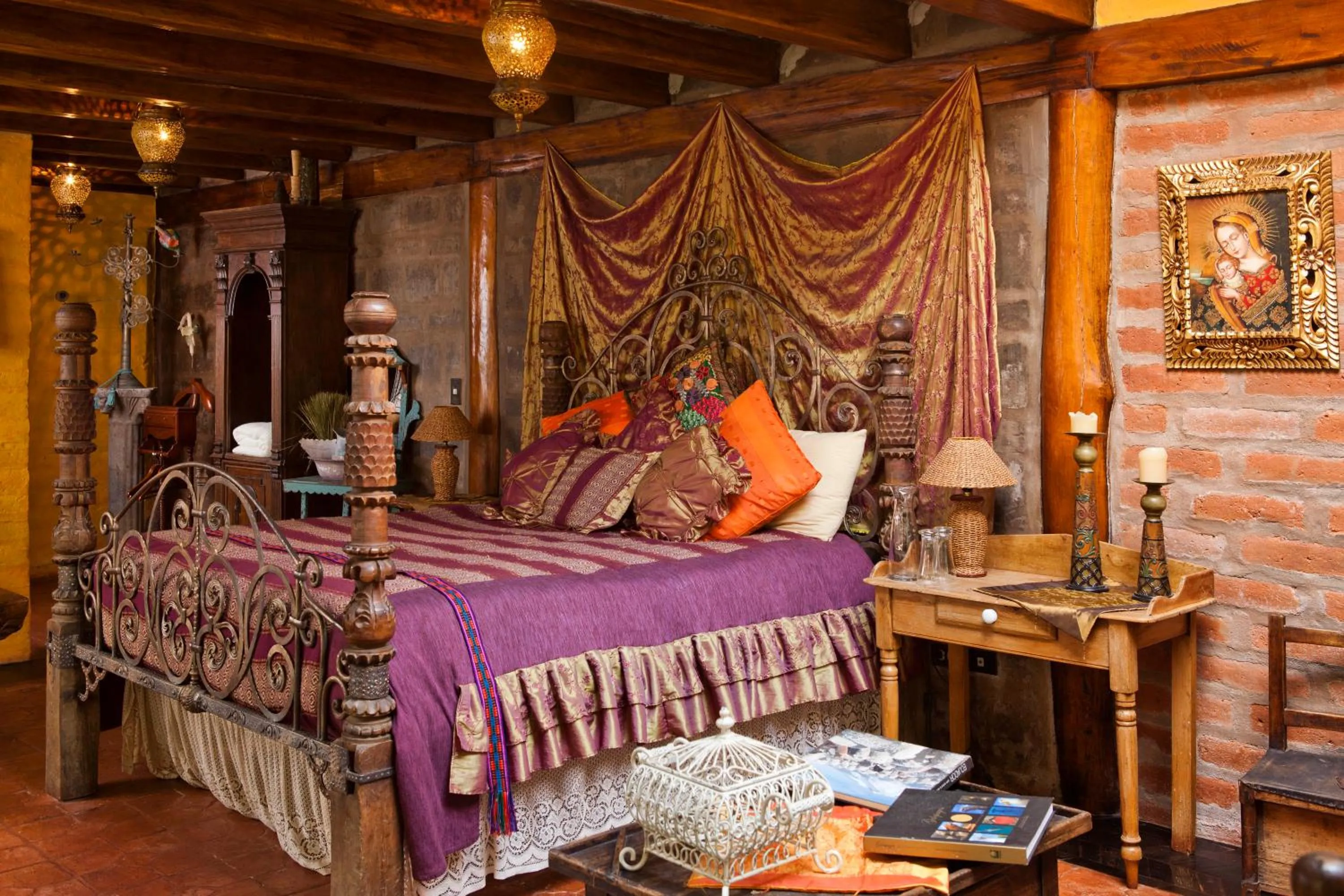 Bed in Hacienda Rumiloma