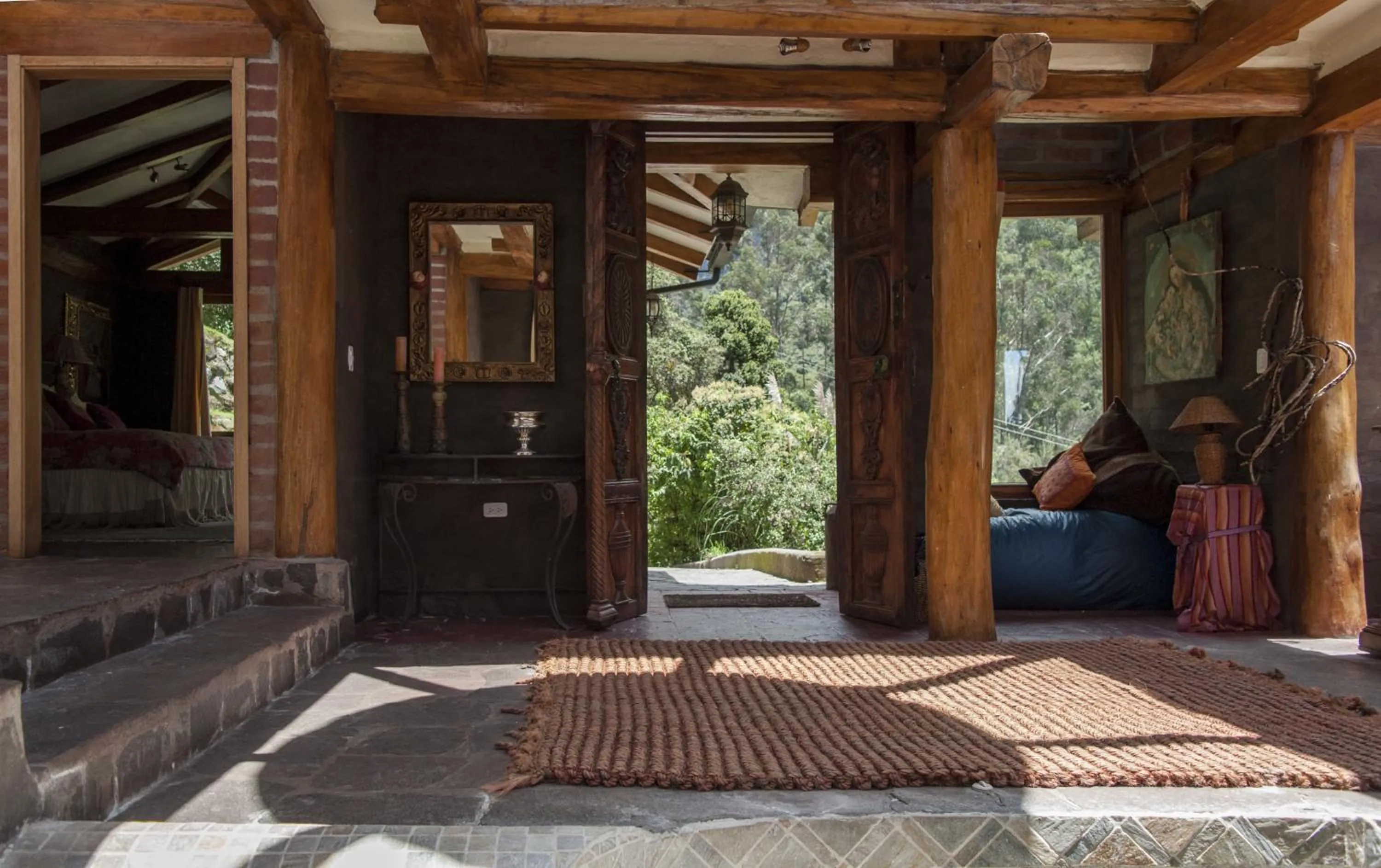 Facade/entrance in Hacienda Rumiloma