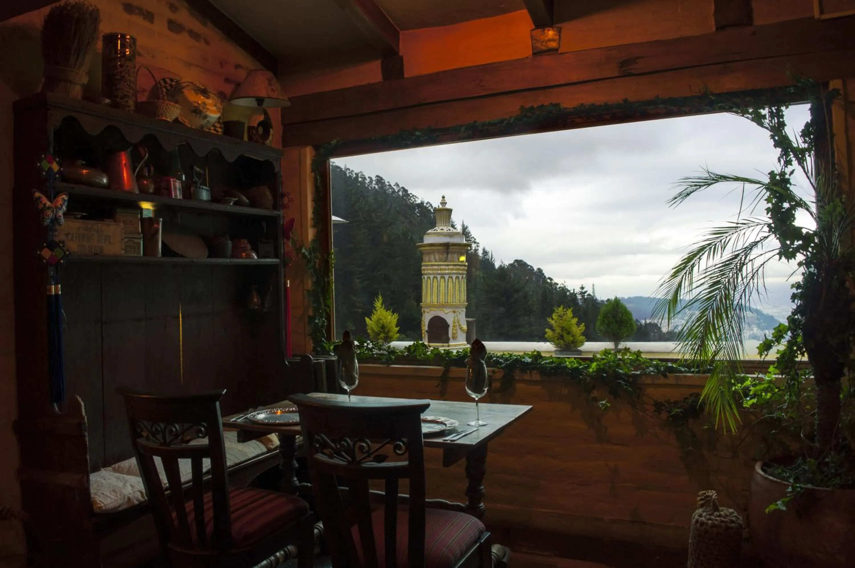 Dining area in Hacienda Rumiloma