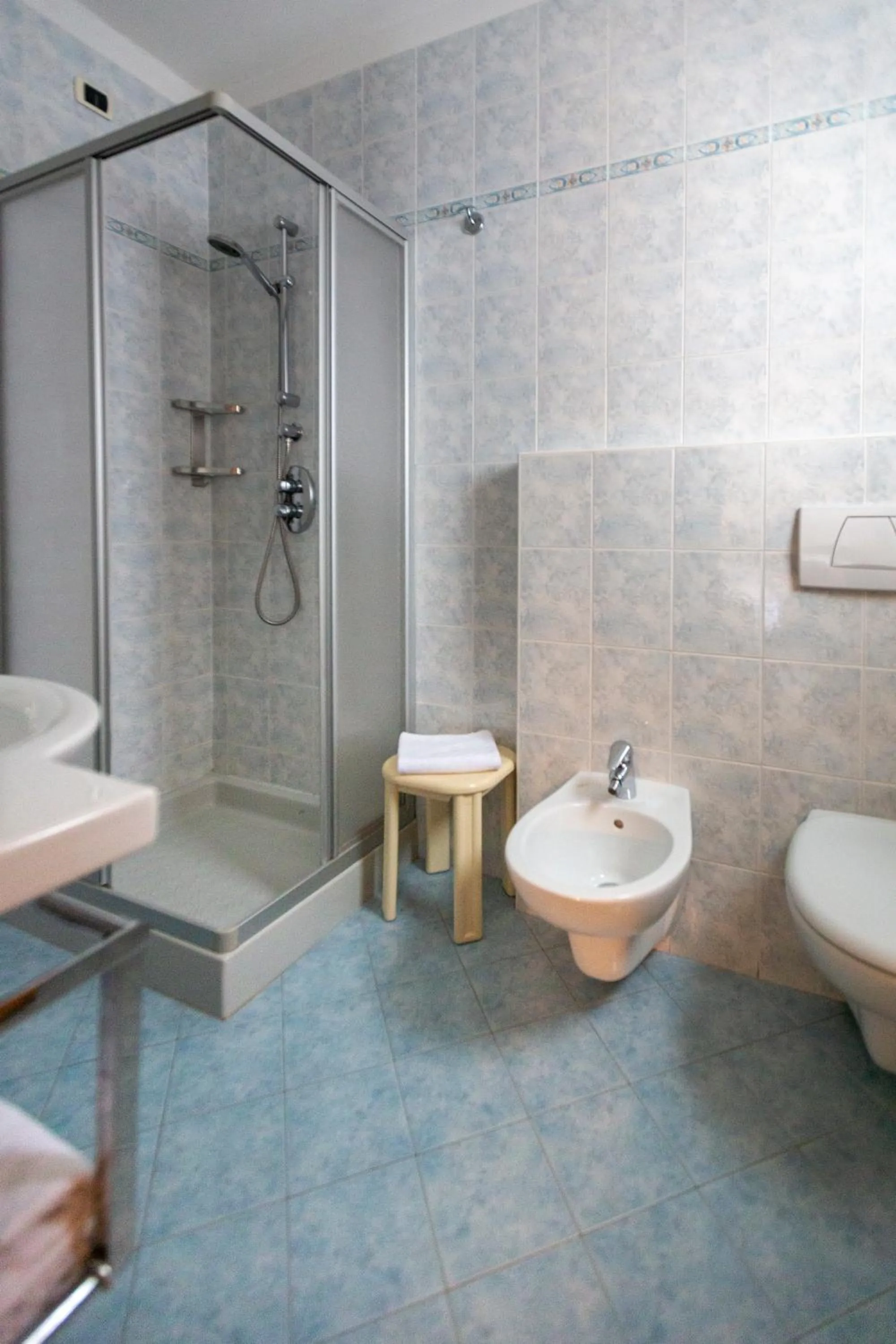 Shower, Bathroom in Hotel "La Suisse"