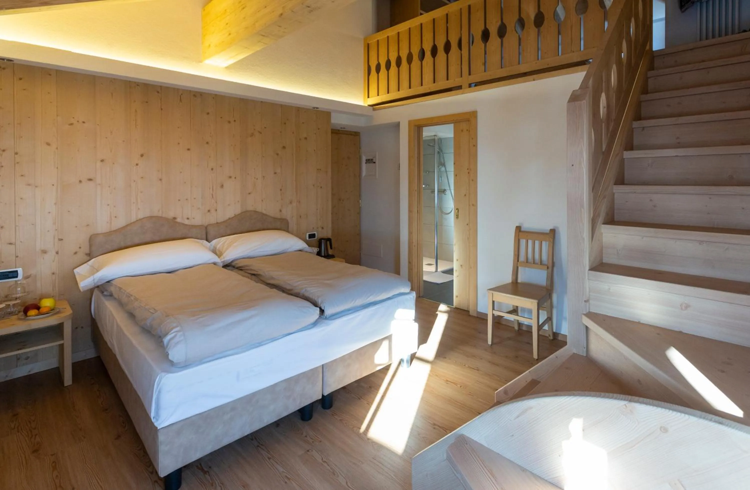 Bed in Hotel "La Suisse"