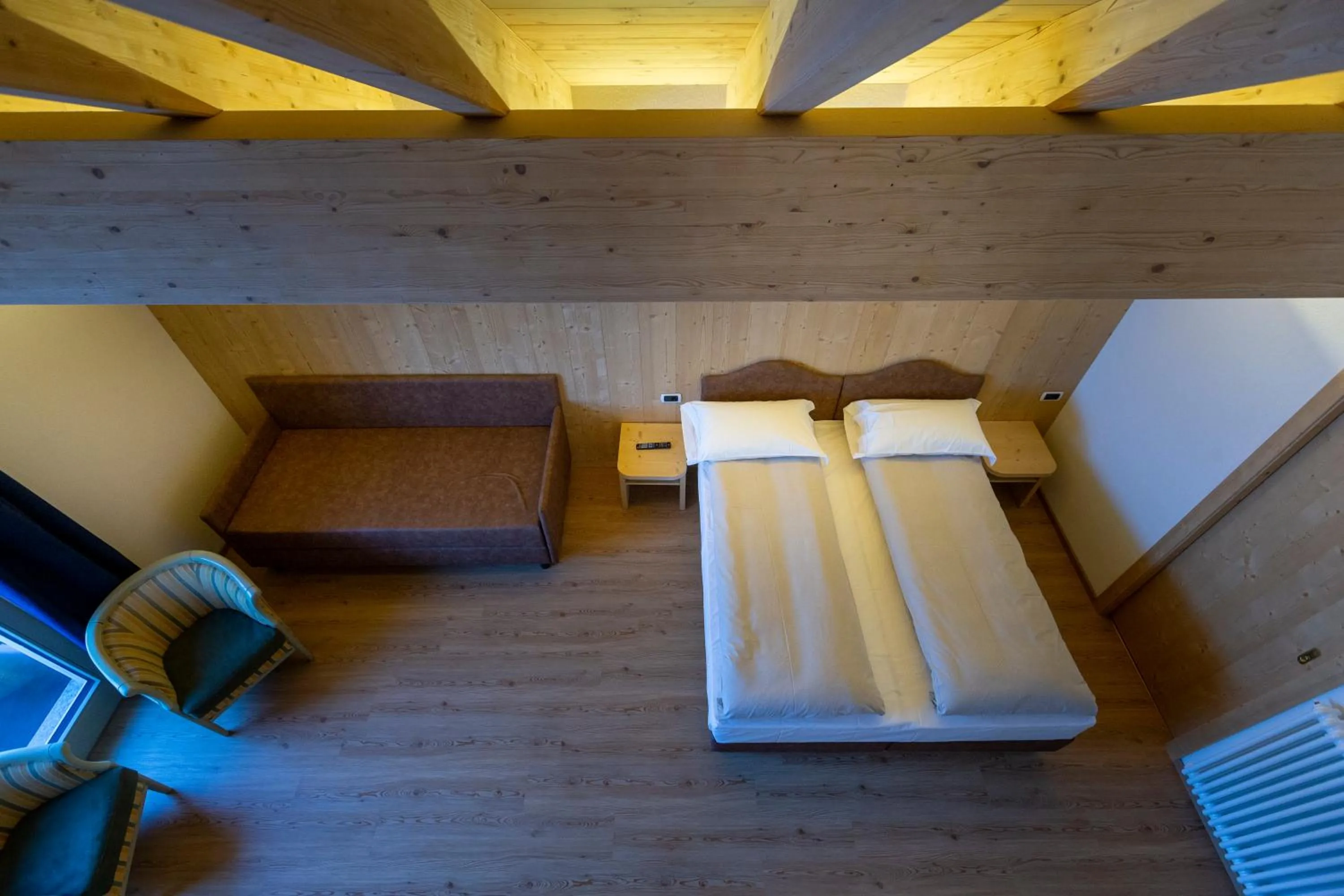 Bed in Hotel "La Suisse"