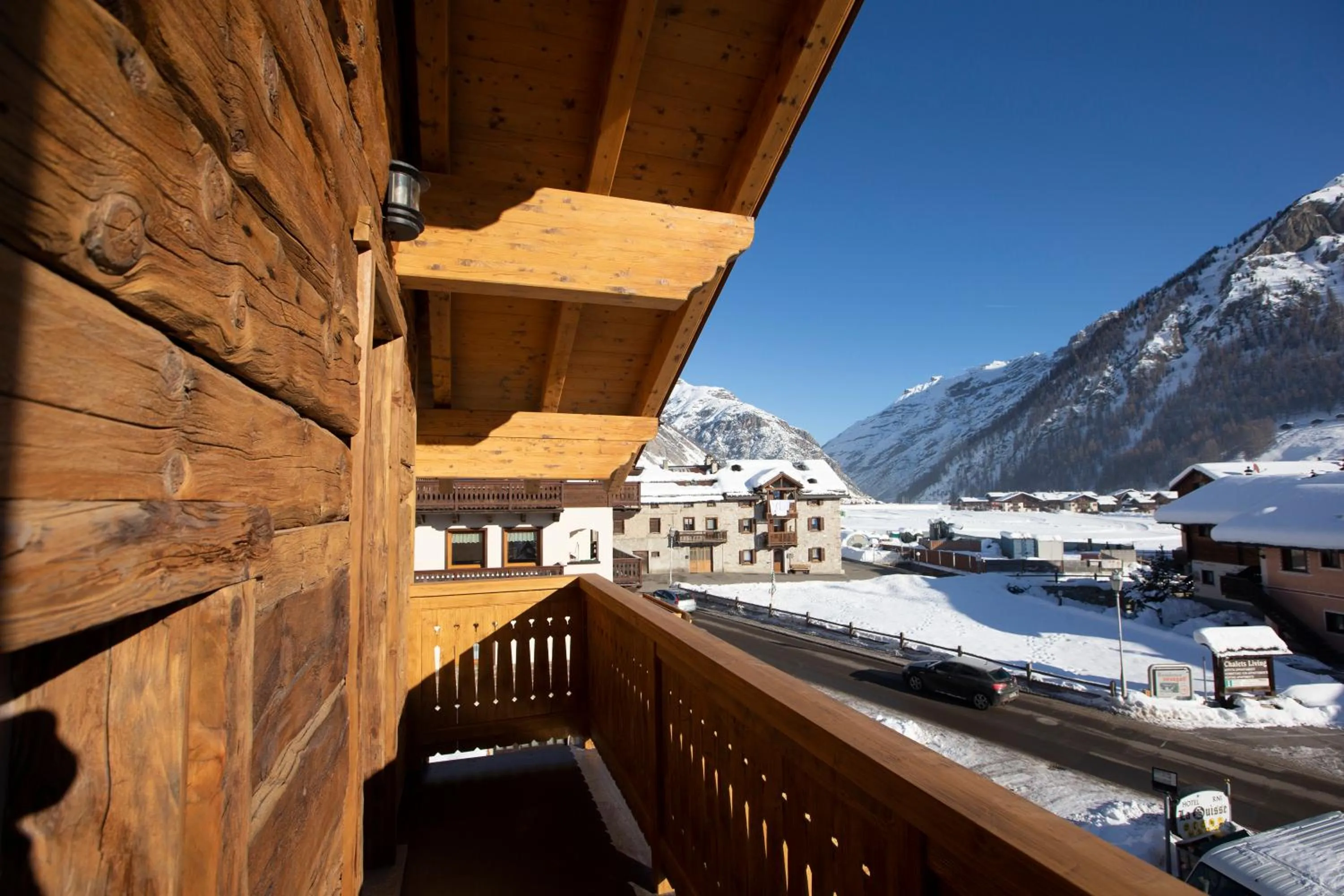 Balcony/Terrace in Hotel "La Suisse"