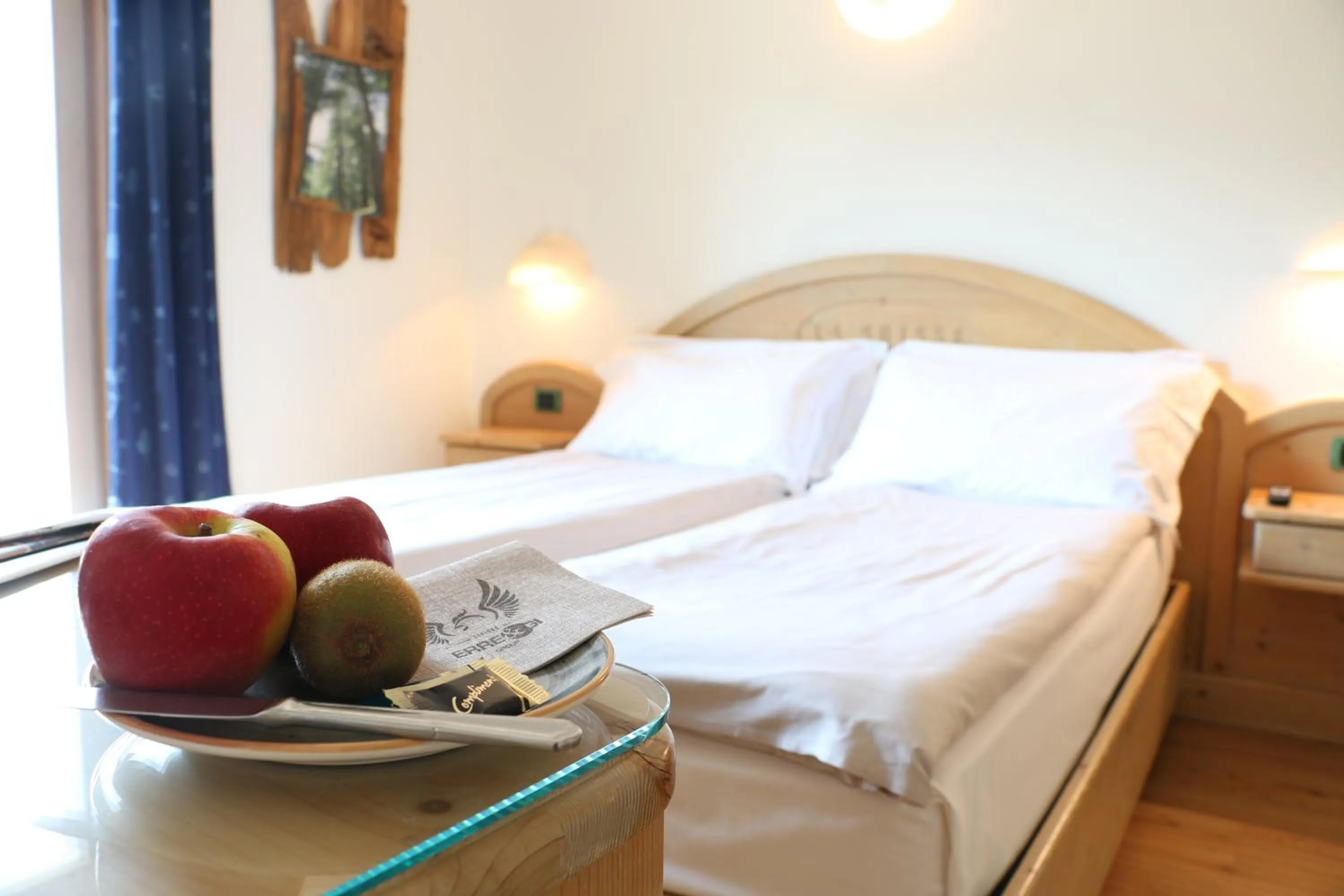 Bed in Hotel "La Suisse"