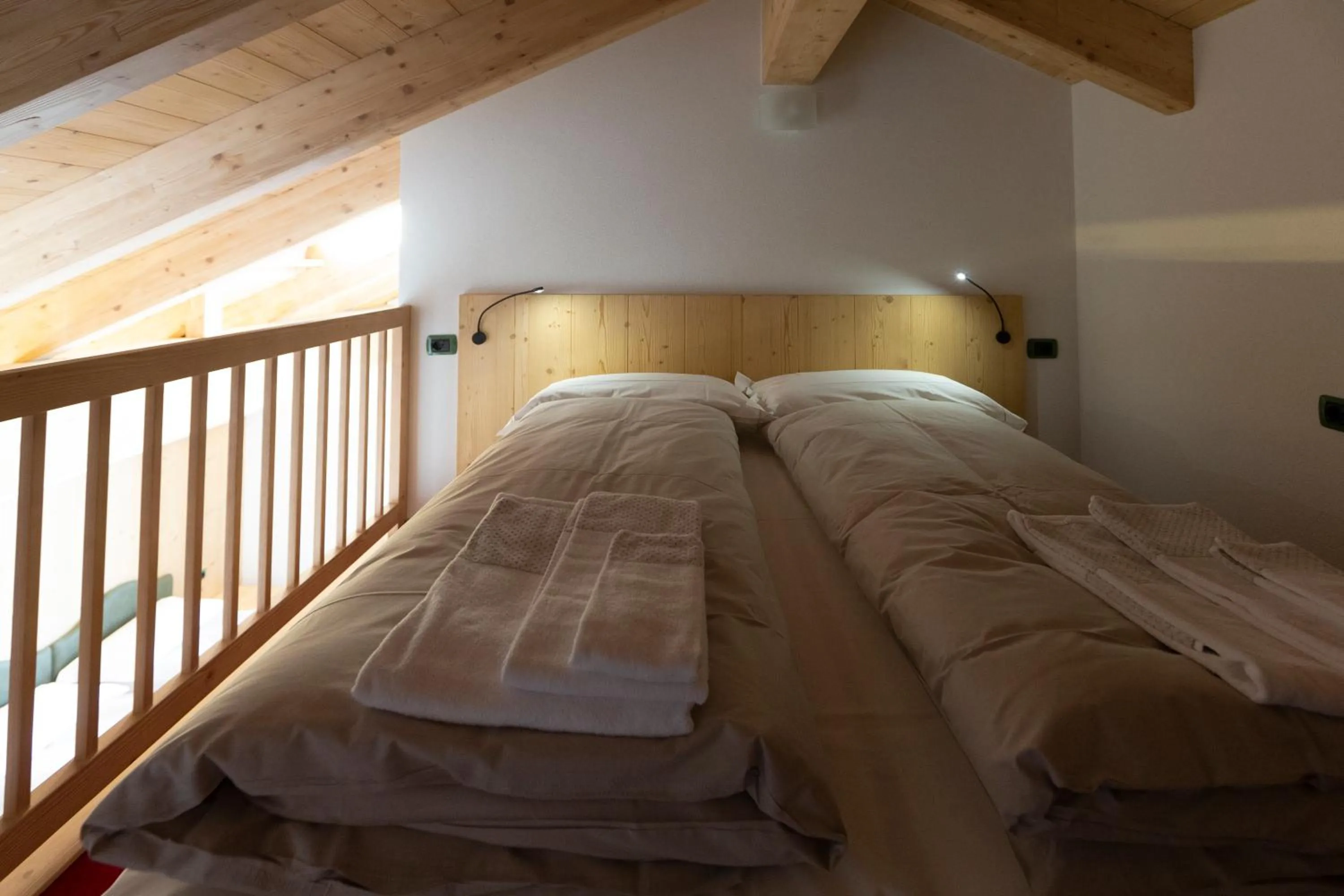 Bed in Hotel "La Suisse"