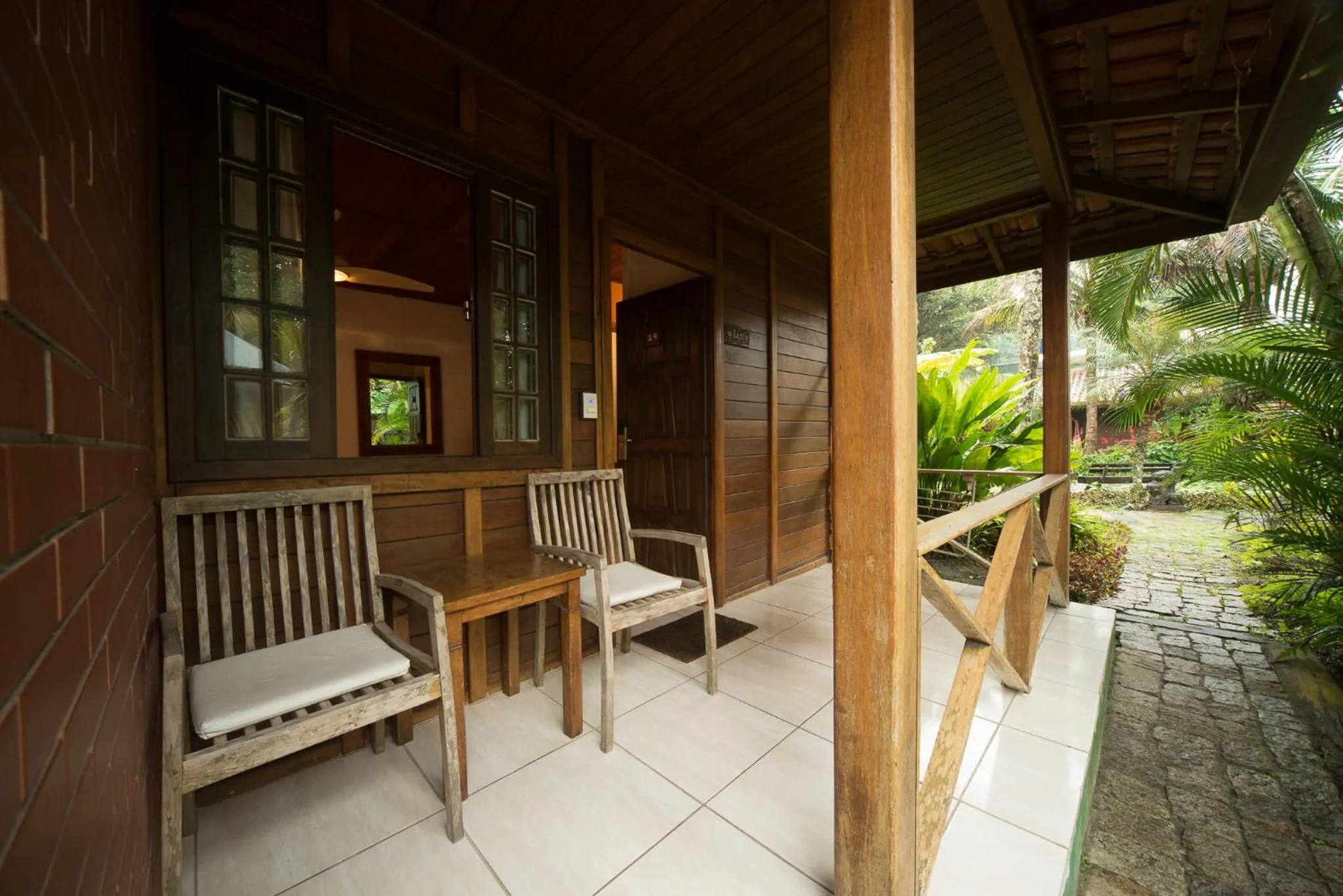 Patio in Pousada Treze Luas