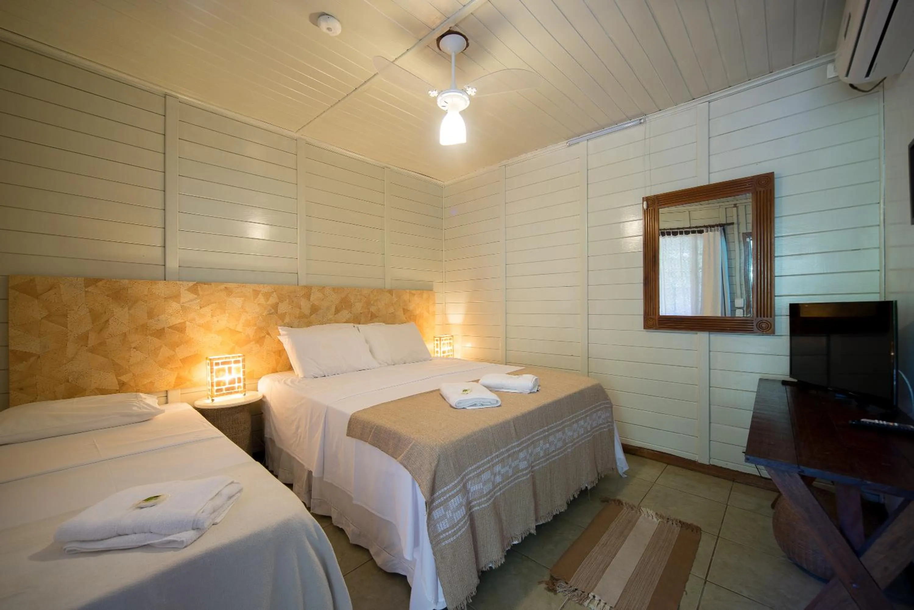 Bed in Pousada Treze Luas