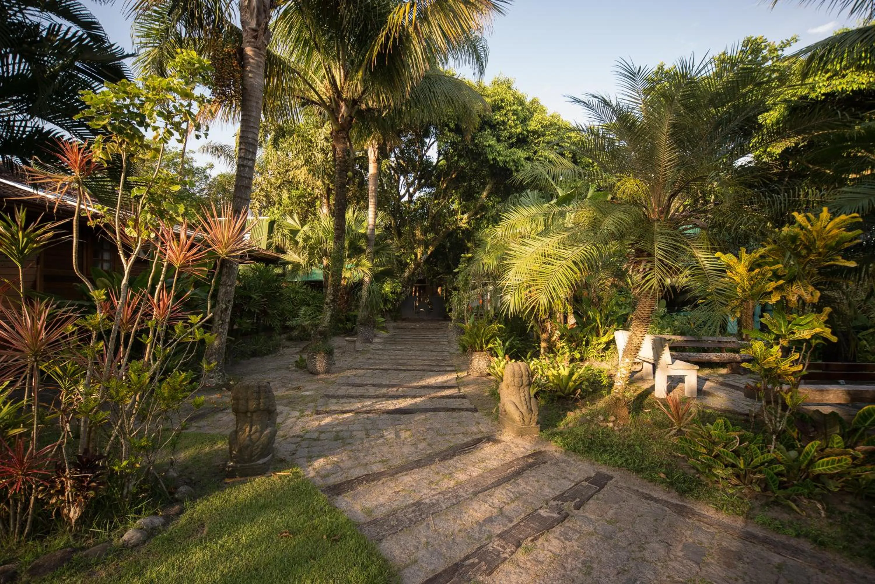 Garden in Pousada Treze Luas