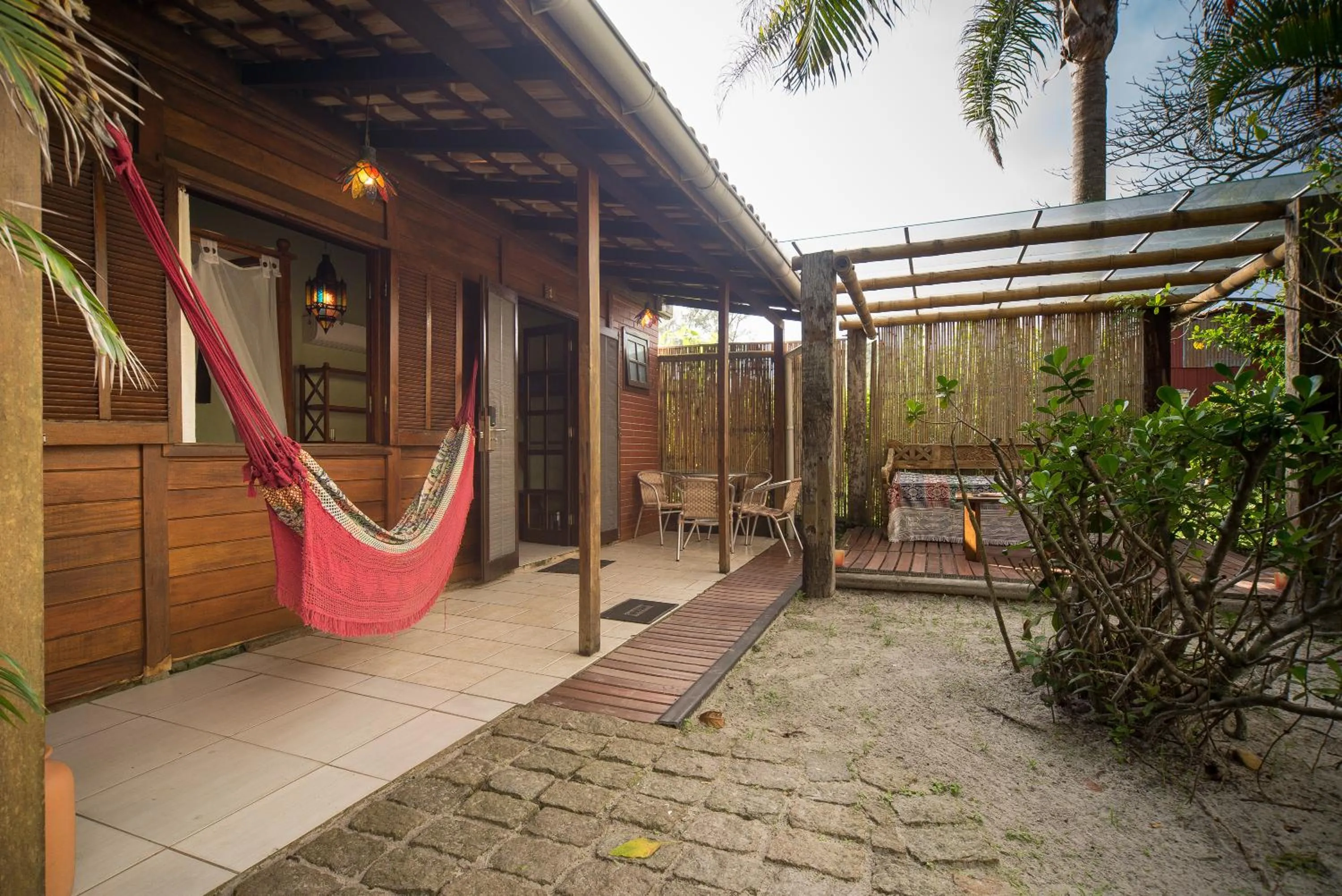 Patio in Pousada Treze Luas