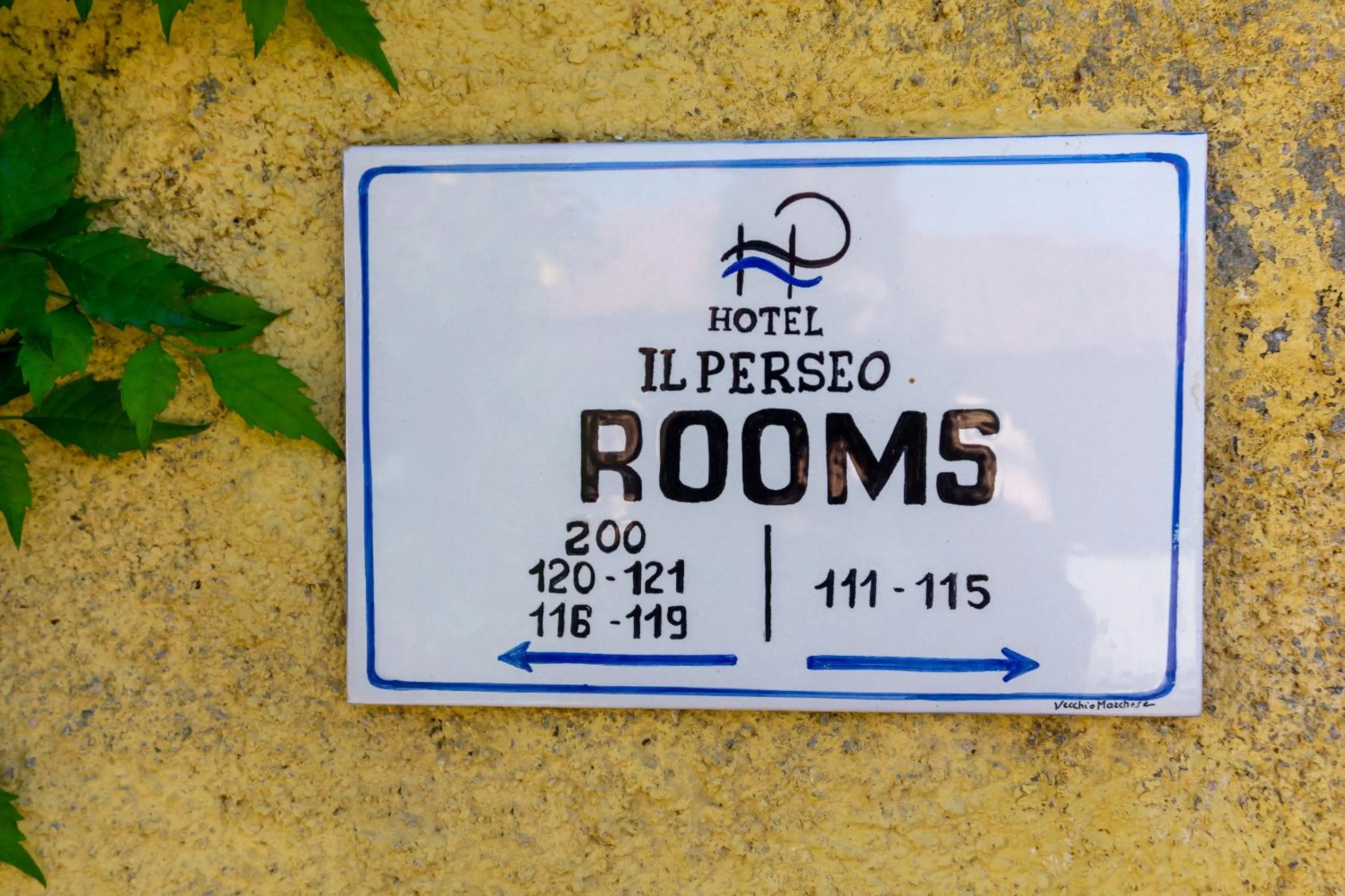 Property logo or sign in Hotel Il Perseo