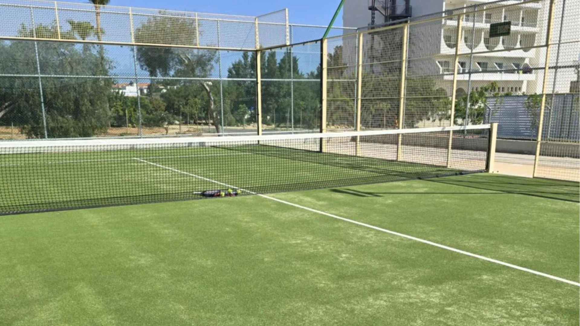 Tennis court in Golden Coast Beach Hotel