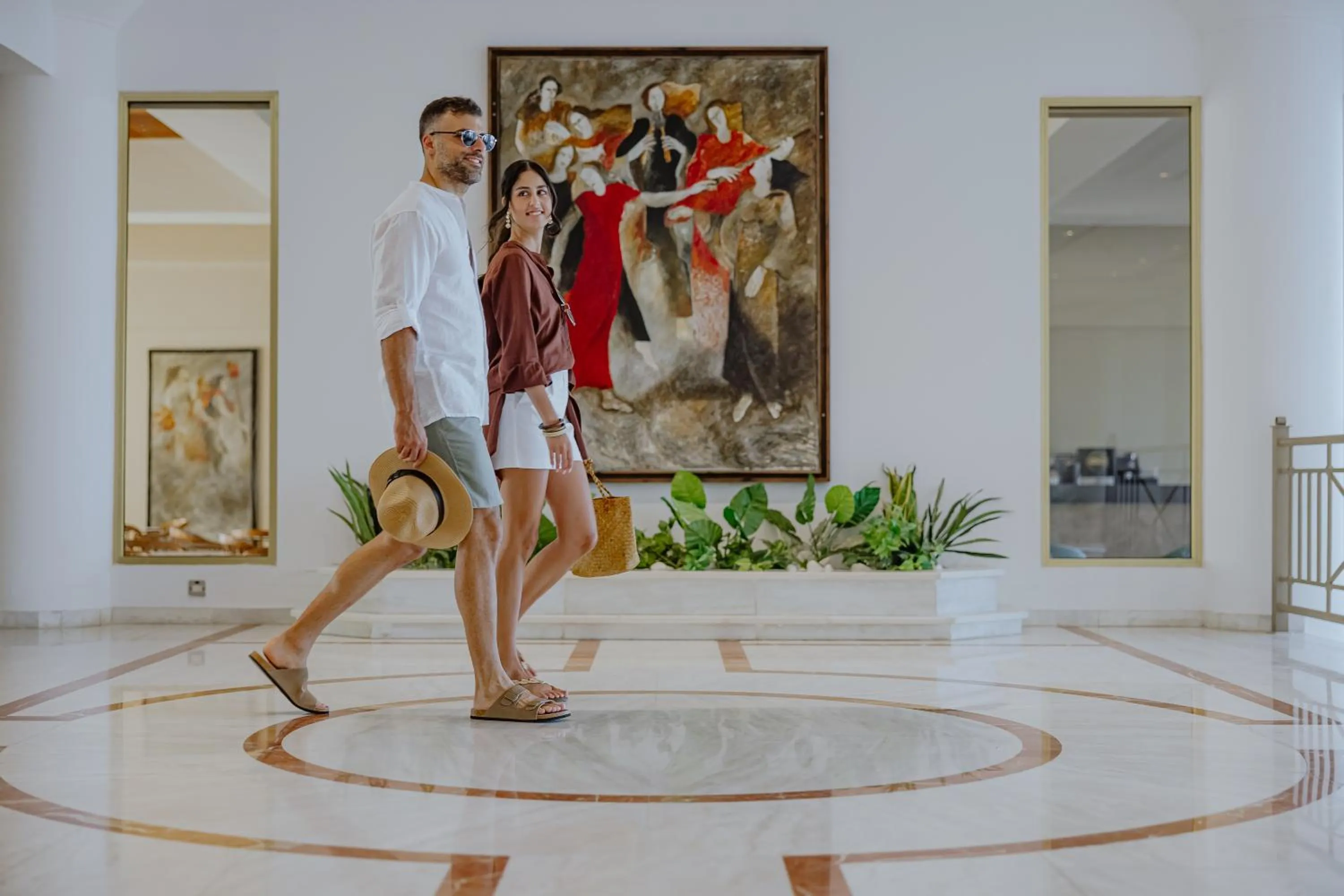 Lobby or reception in Golden Coast Beach Hotel