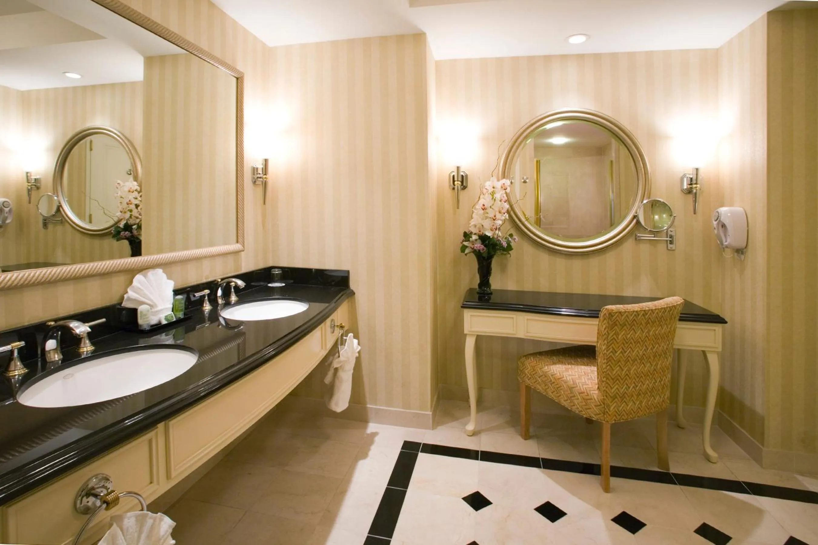 Bathroom in Resorts Casino Hotel Atlantic City
