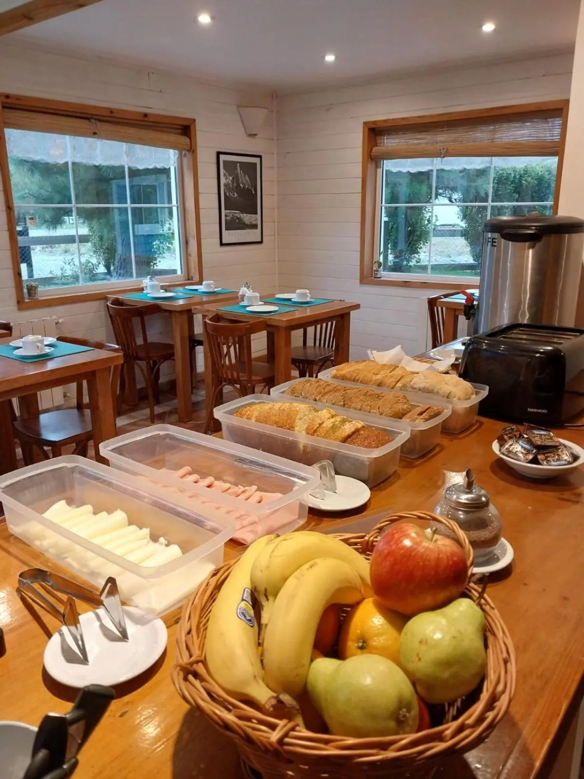 Buffet breakfast in Nothofagus Bed & Breakfast