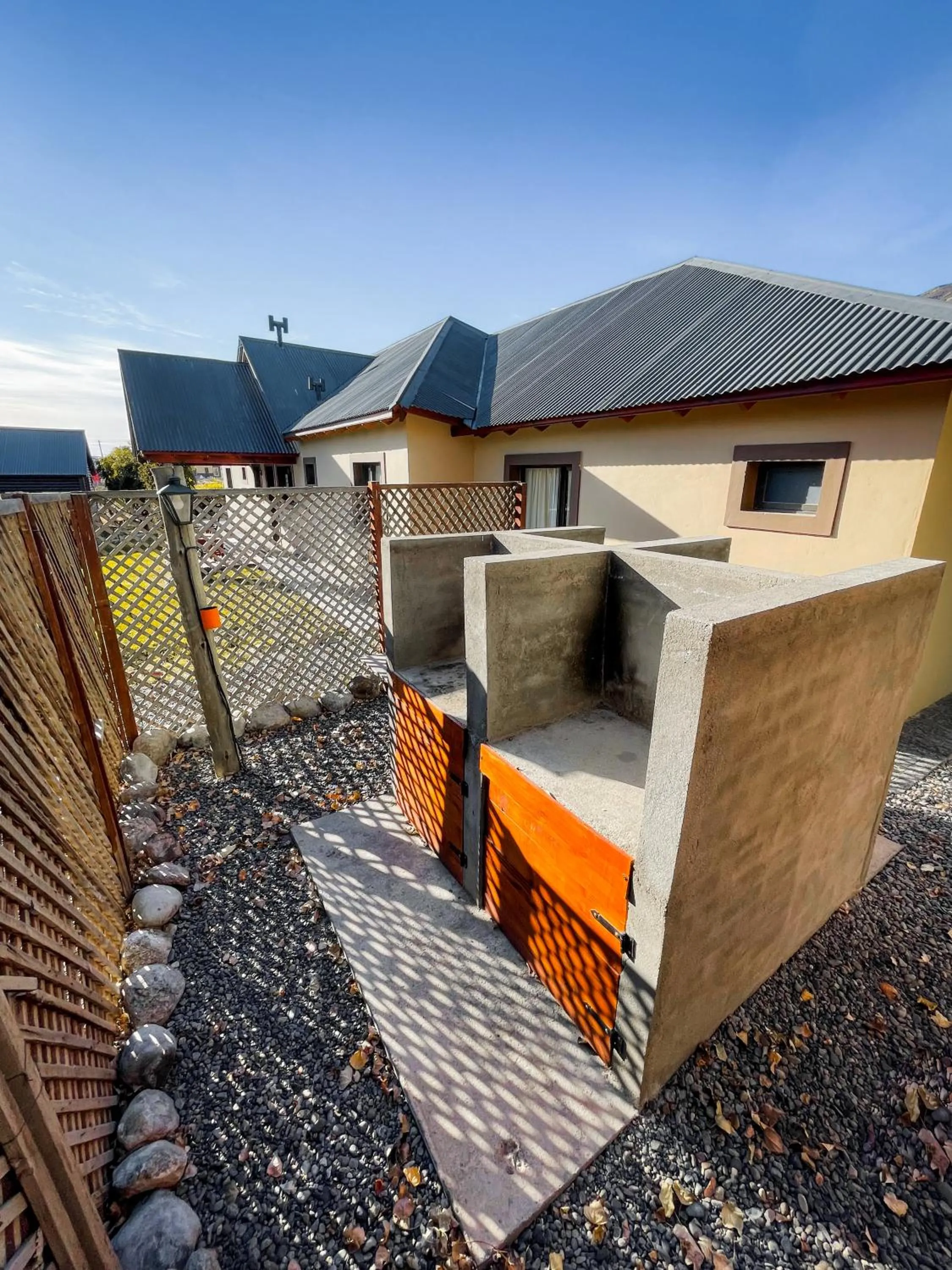 Patio in Paraiso Patagónico Bungalows and Aparts