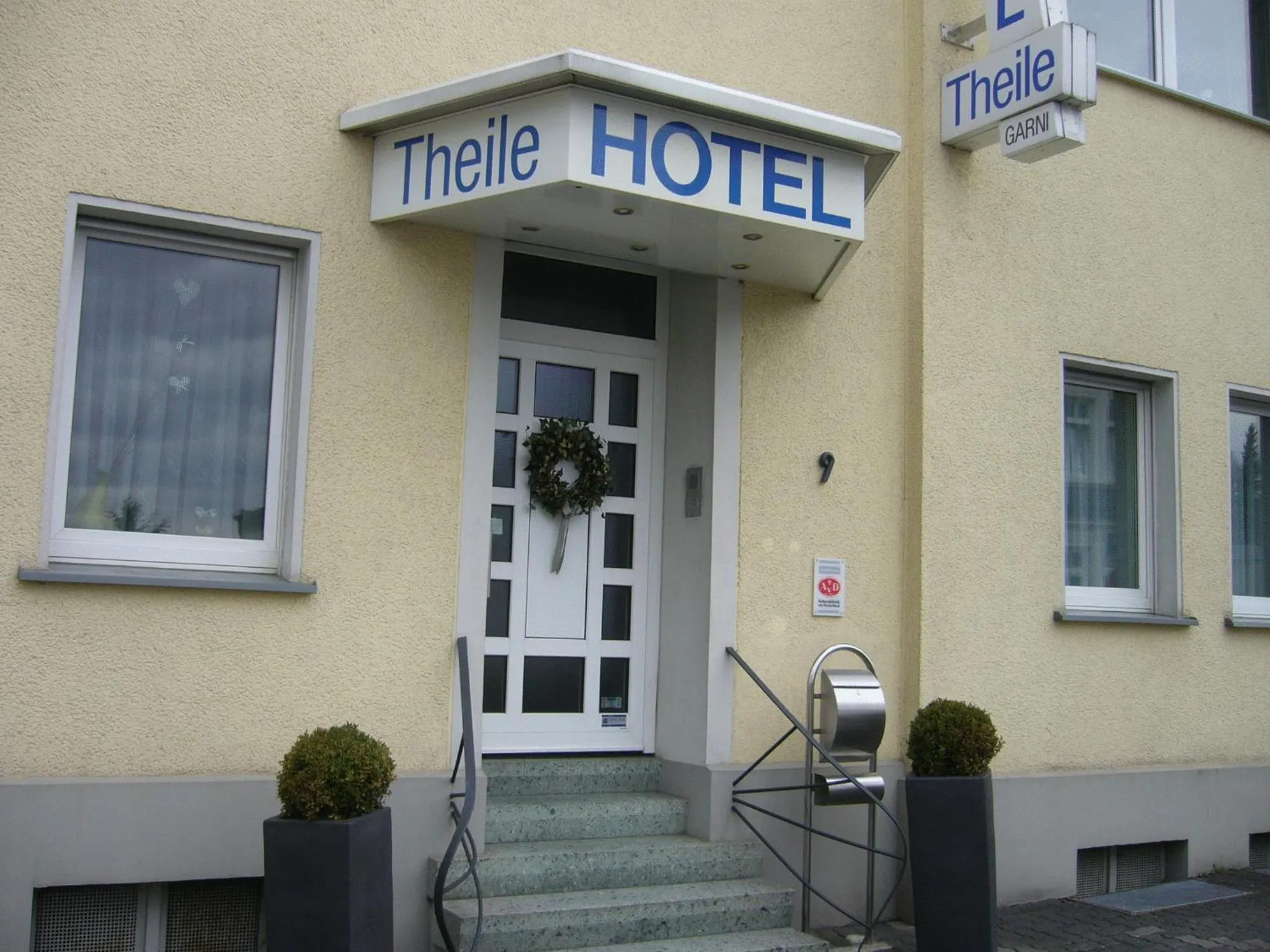 Facade/entrance in Hotel Theile garni
