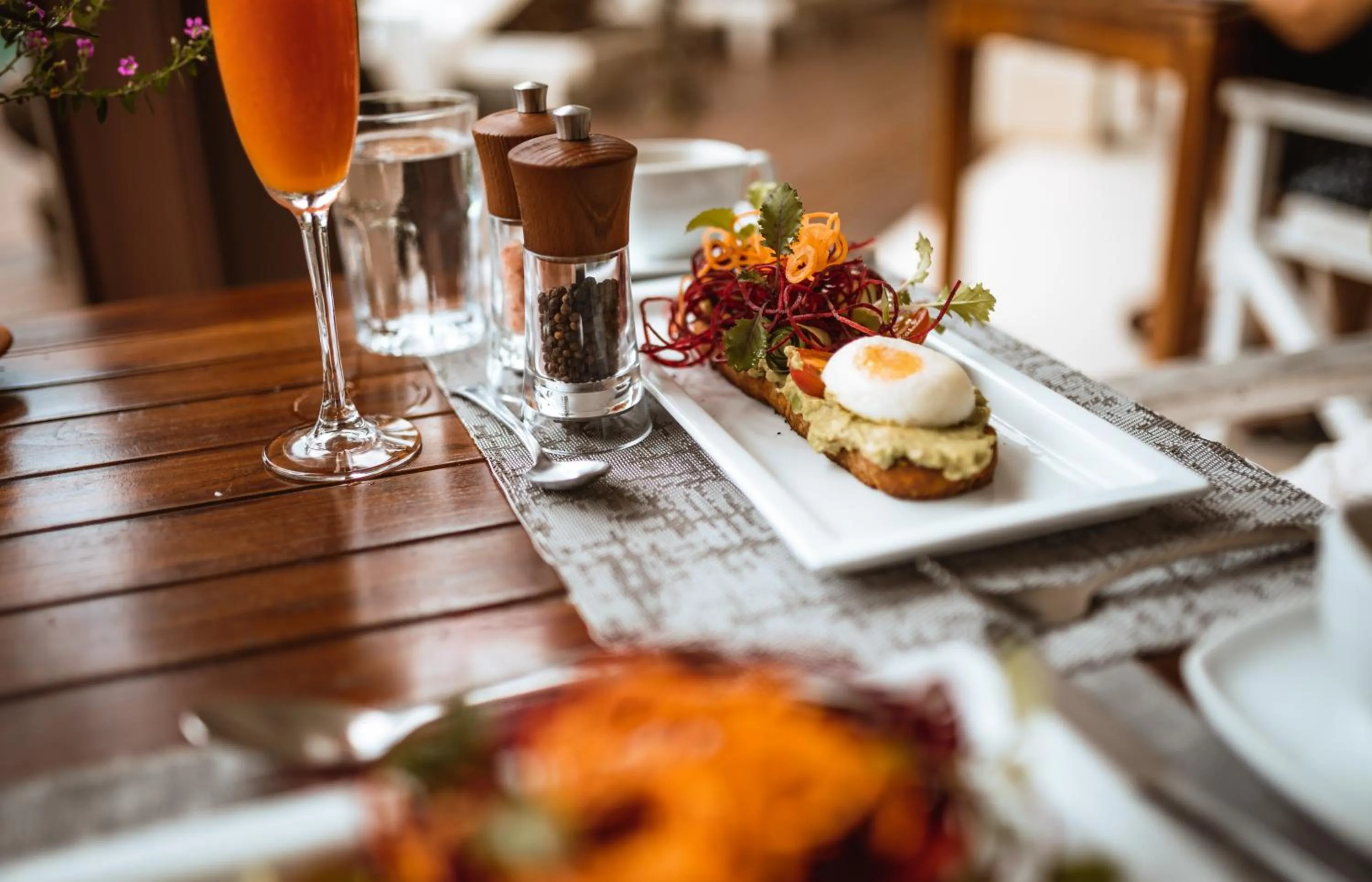Breakfast in Oxygen Jungle Villas & Spa