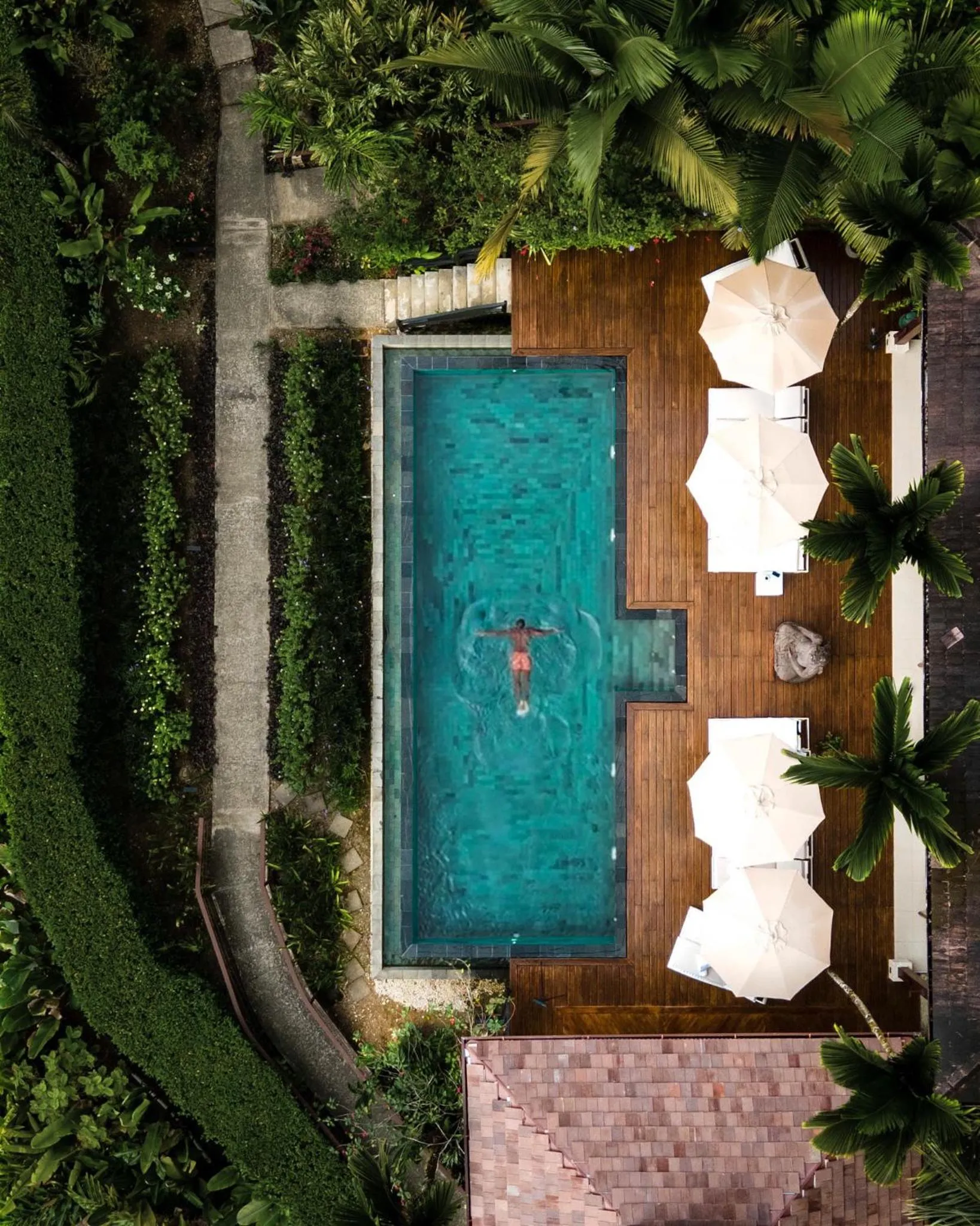 Pool view in Oxygen Jungle Villas & Spa