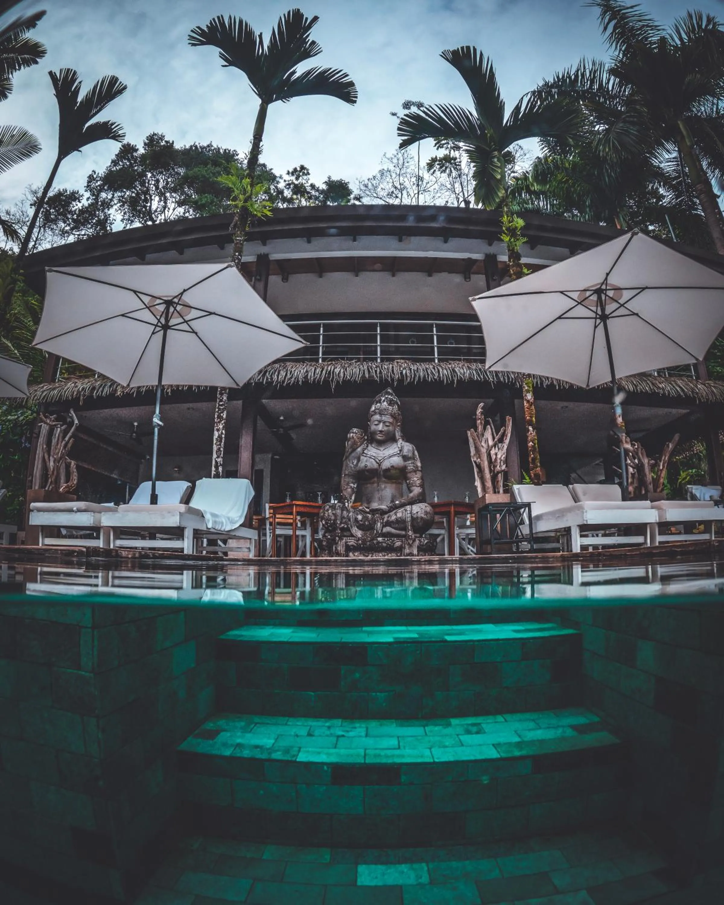 Pool view in Oxygen Jungle Villas & Spa