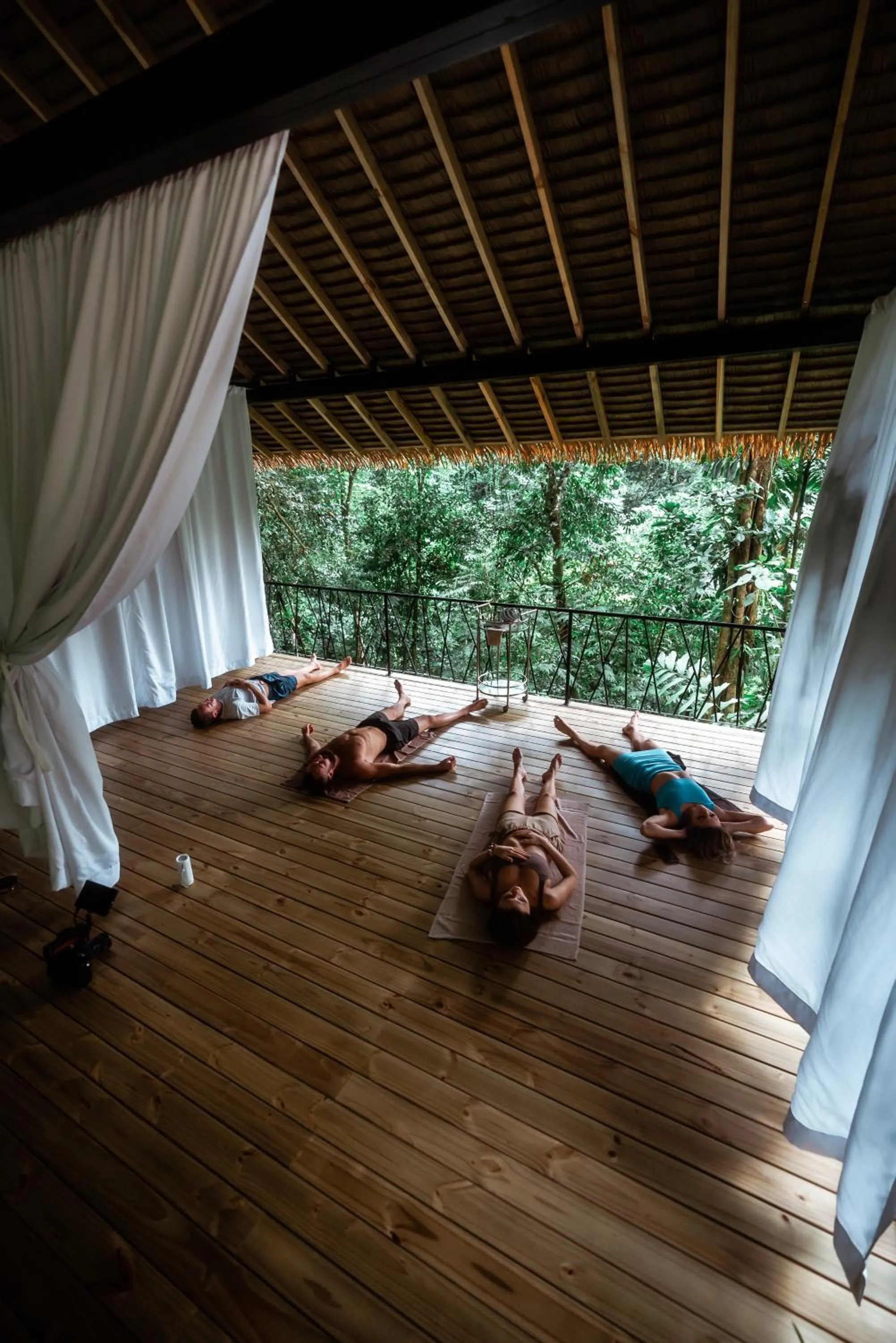 group of guests in Oxygen Jungle Villas & Spa