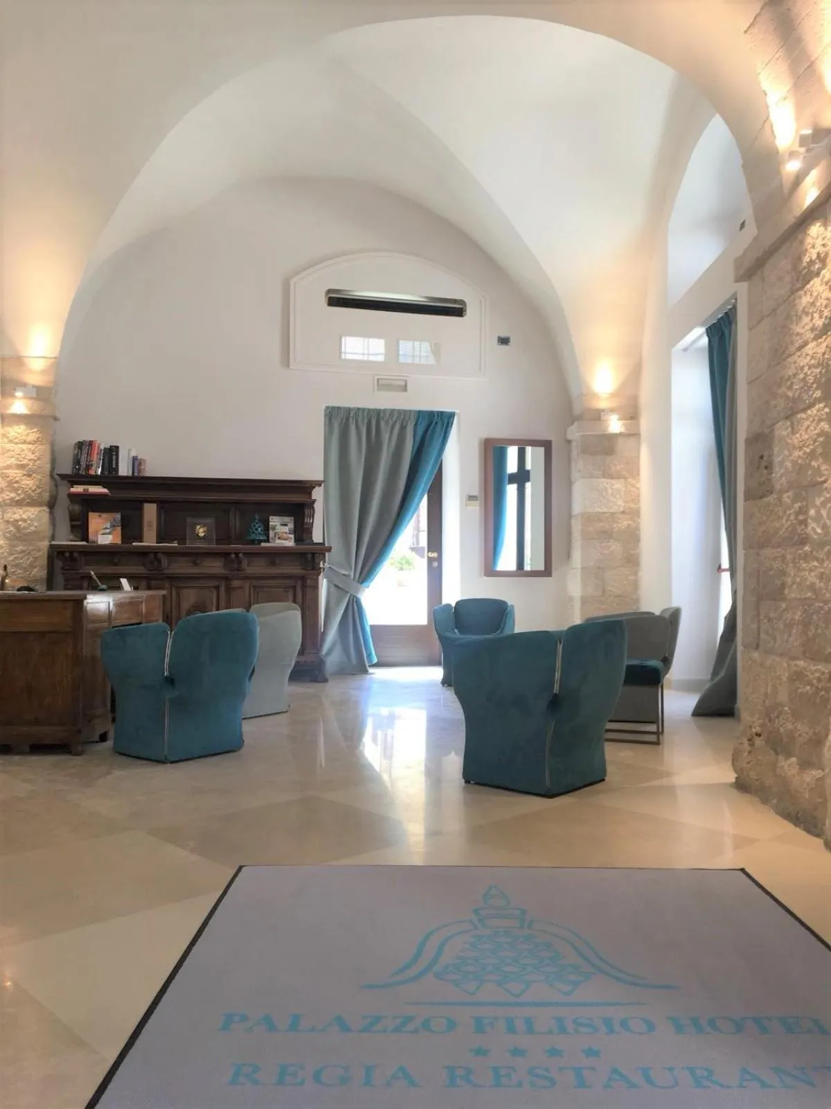 Lobby or reception in Palazzo Filisio - Regia Restaurant