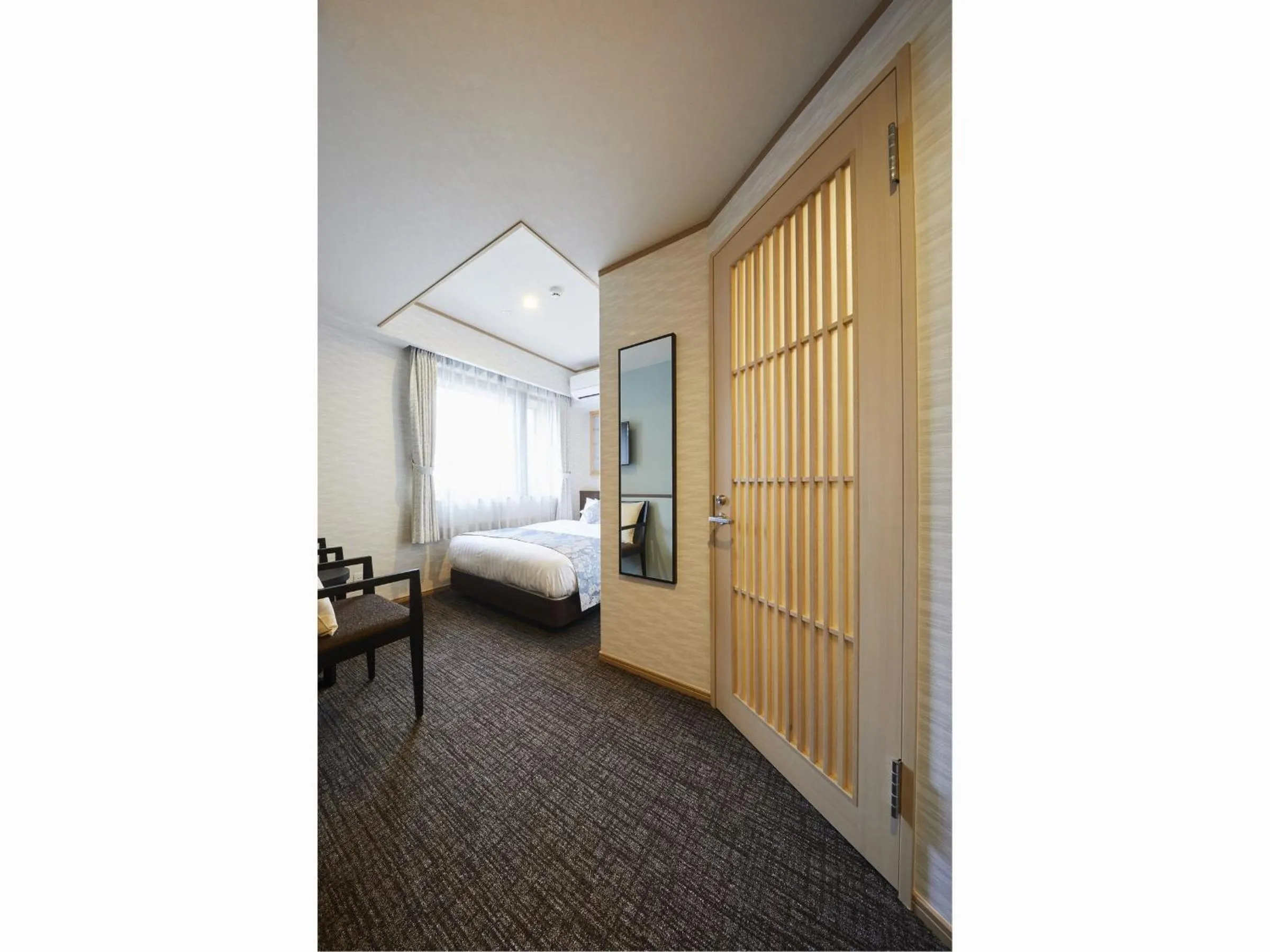 Photo of the whole room, Bed in Rinn Miyagawacho Grande